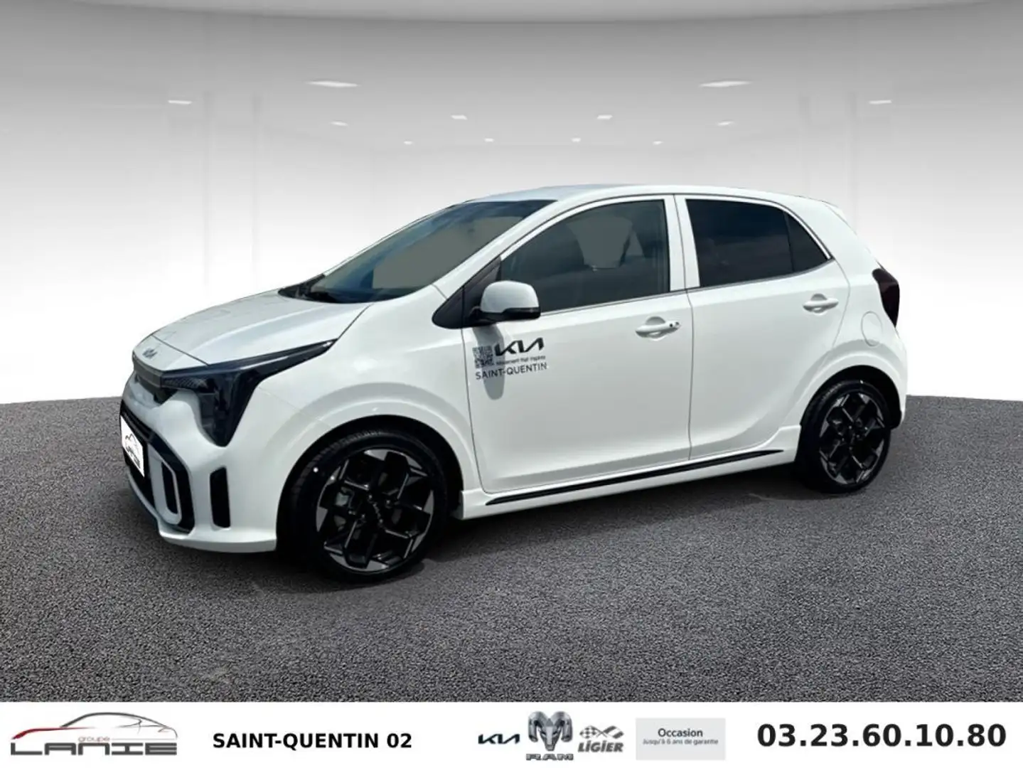Kia Picanto 1.2 DPi 79 ch BVM5 GT-line Blanc - 1