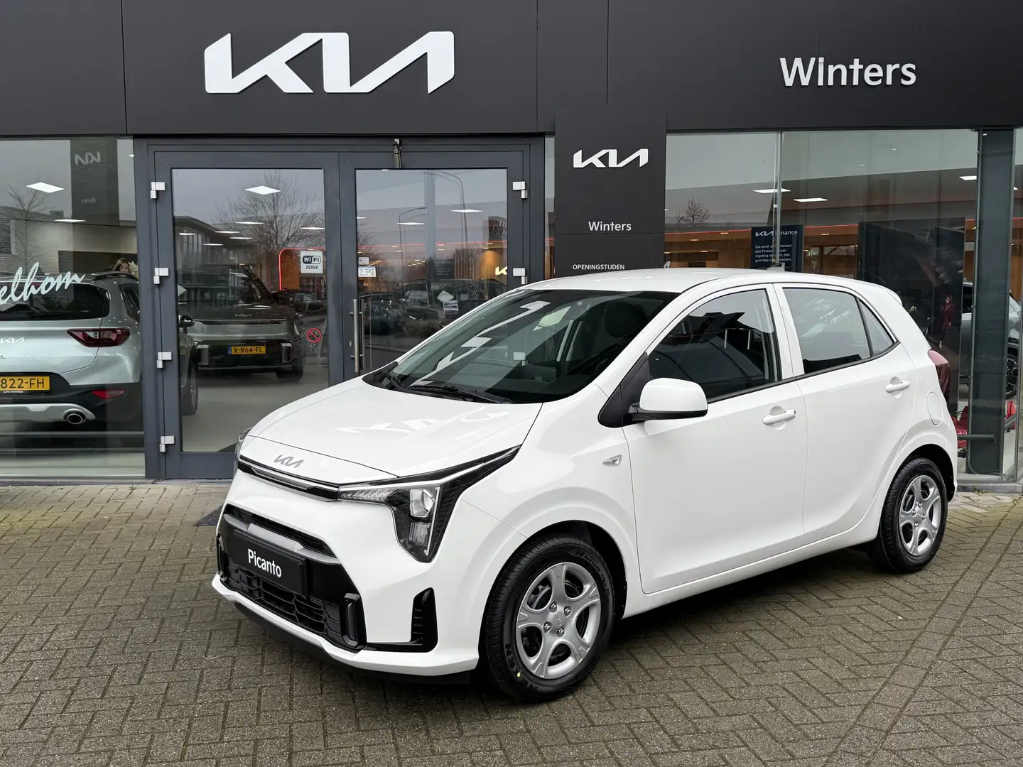 Kia Picanto 1.0 DPI DynamicLine | Navigatie | Camera | Airco | Wit - 1