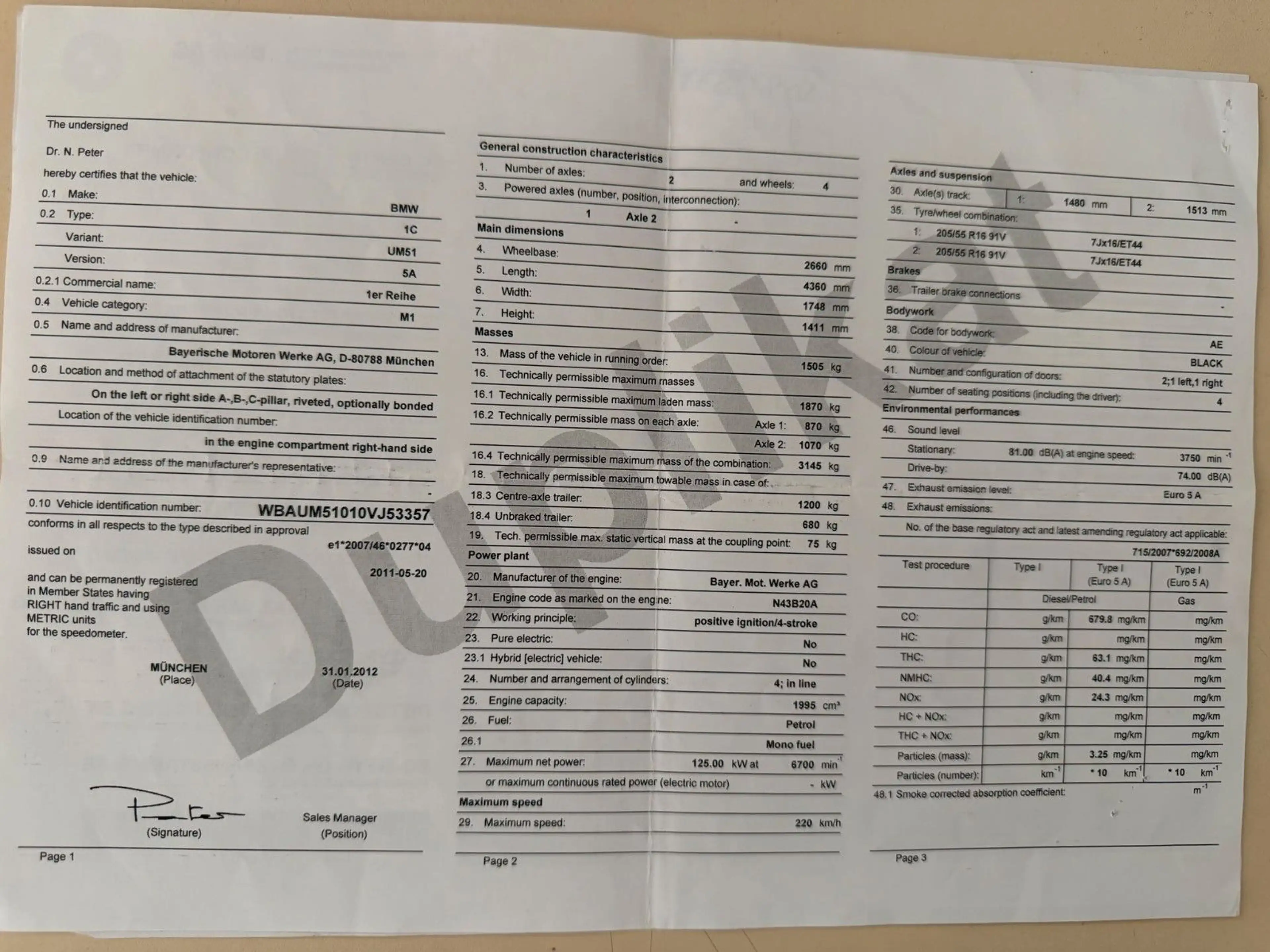 BMW 120 i M-Paket Nur 50.000KM 1.HAND — photo 11