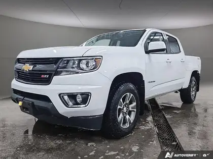 White 2018 Chevrolet Colorado Pickup Truck Four-Wheel Drive Automatic