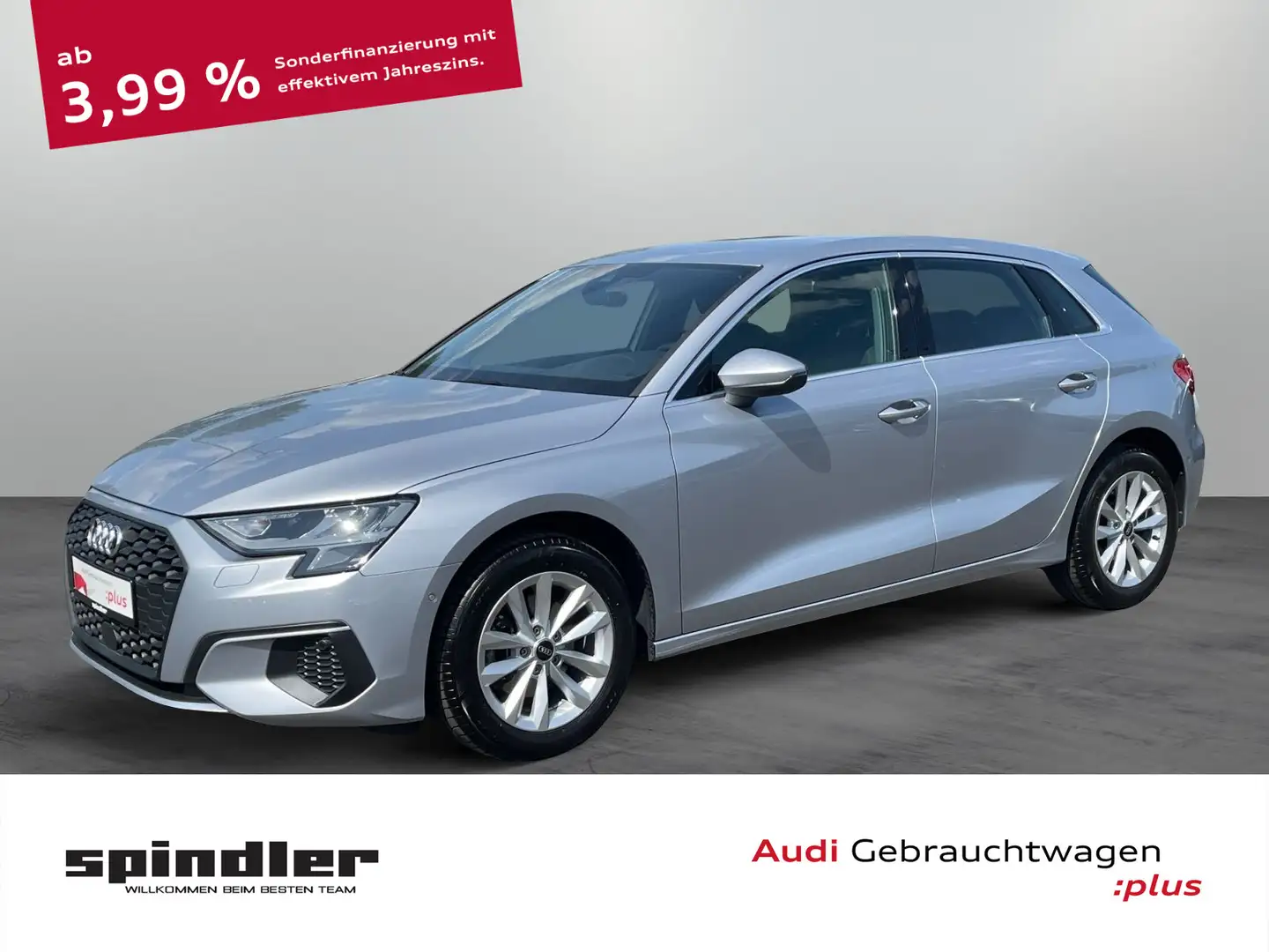 Audi A3 30 TDI / MMI-Navi plus, RFK, DAB Argent - 1