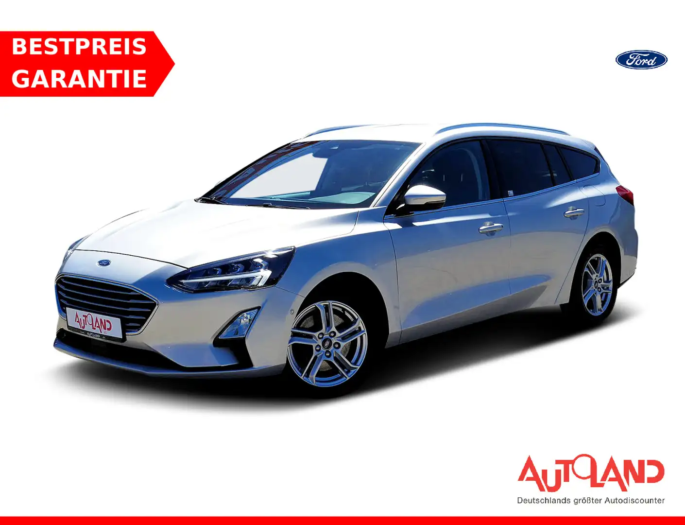 Ford Focus Turnier 1.5 EcoBlue LED Navi ACC Kamera Argent - 1
