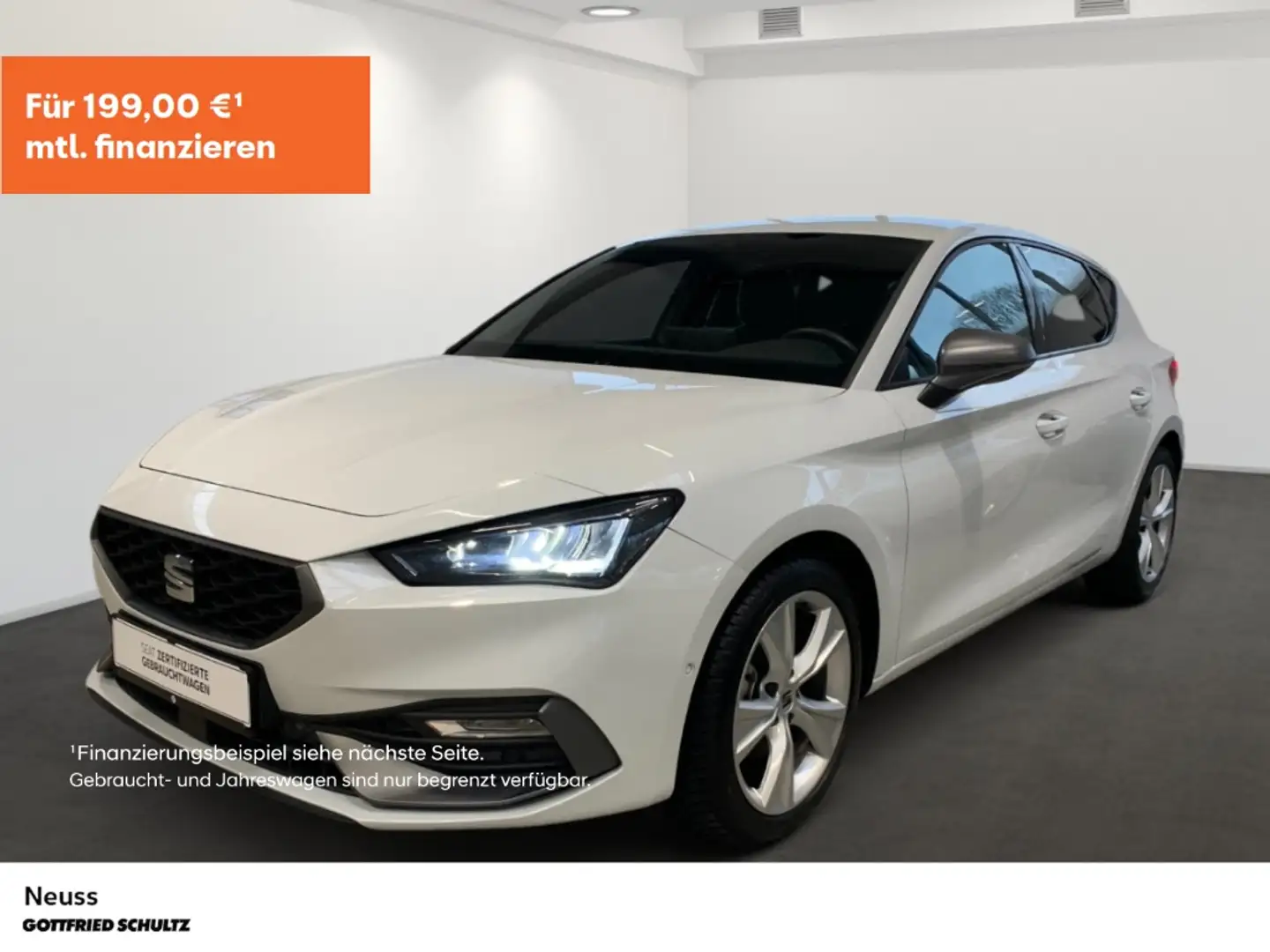 SEAT Leon FR TDI DSG NAVI SITZHEIZUNG EINPARKHILFE LED Weiß - 1