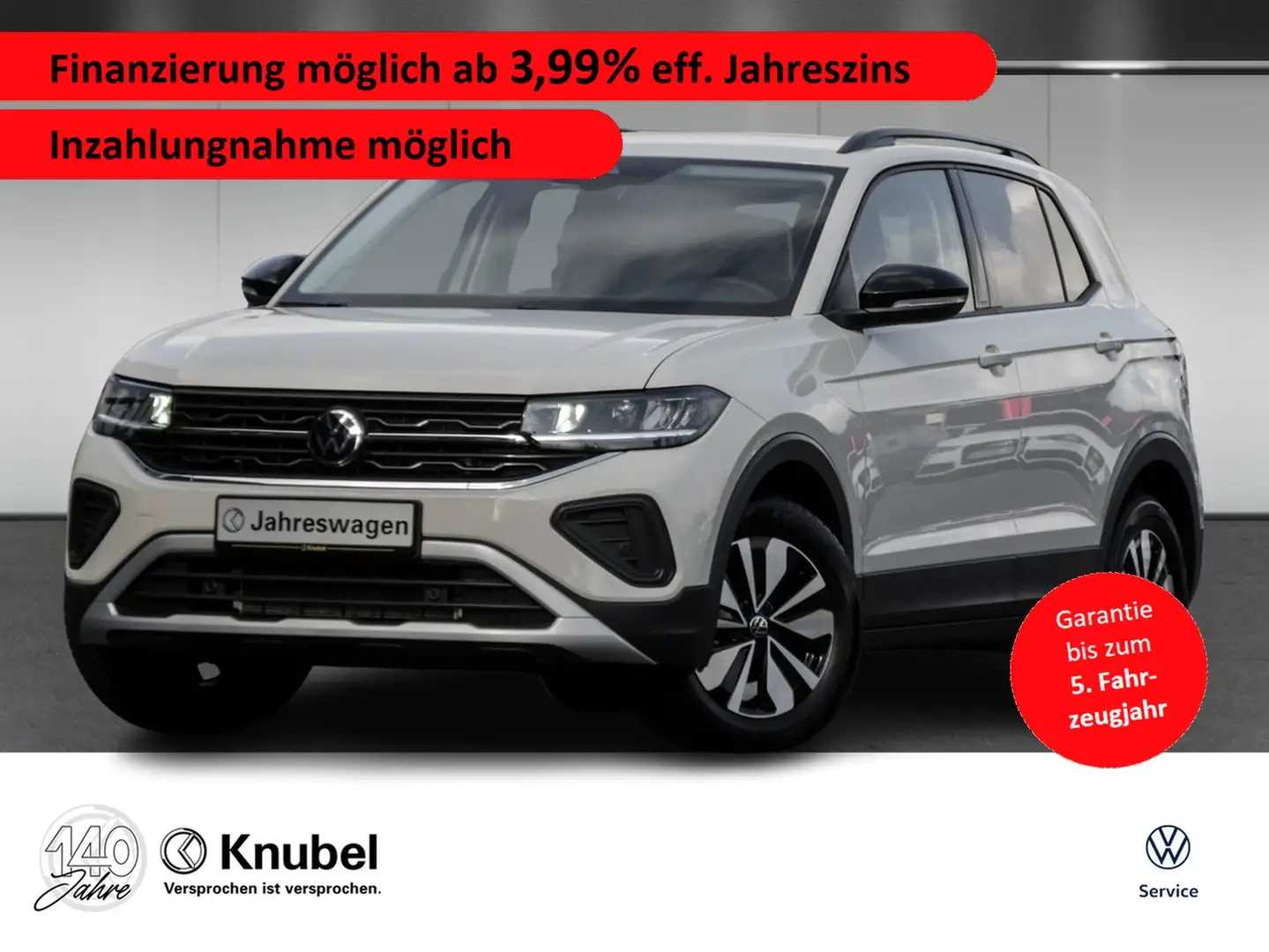 Volkswagen T-Cross GOAL 1.0 TSI LED Nav.vorb. TravelAss. RKamera Gris - 1