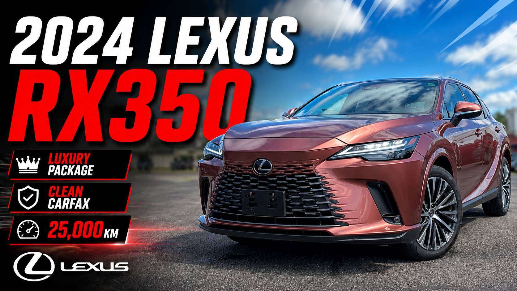 2024 Lexus RX 350 Luxury AWD