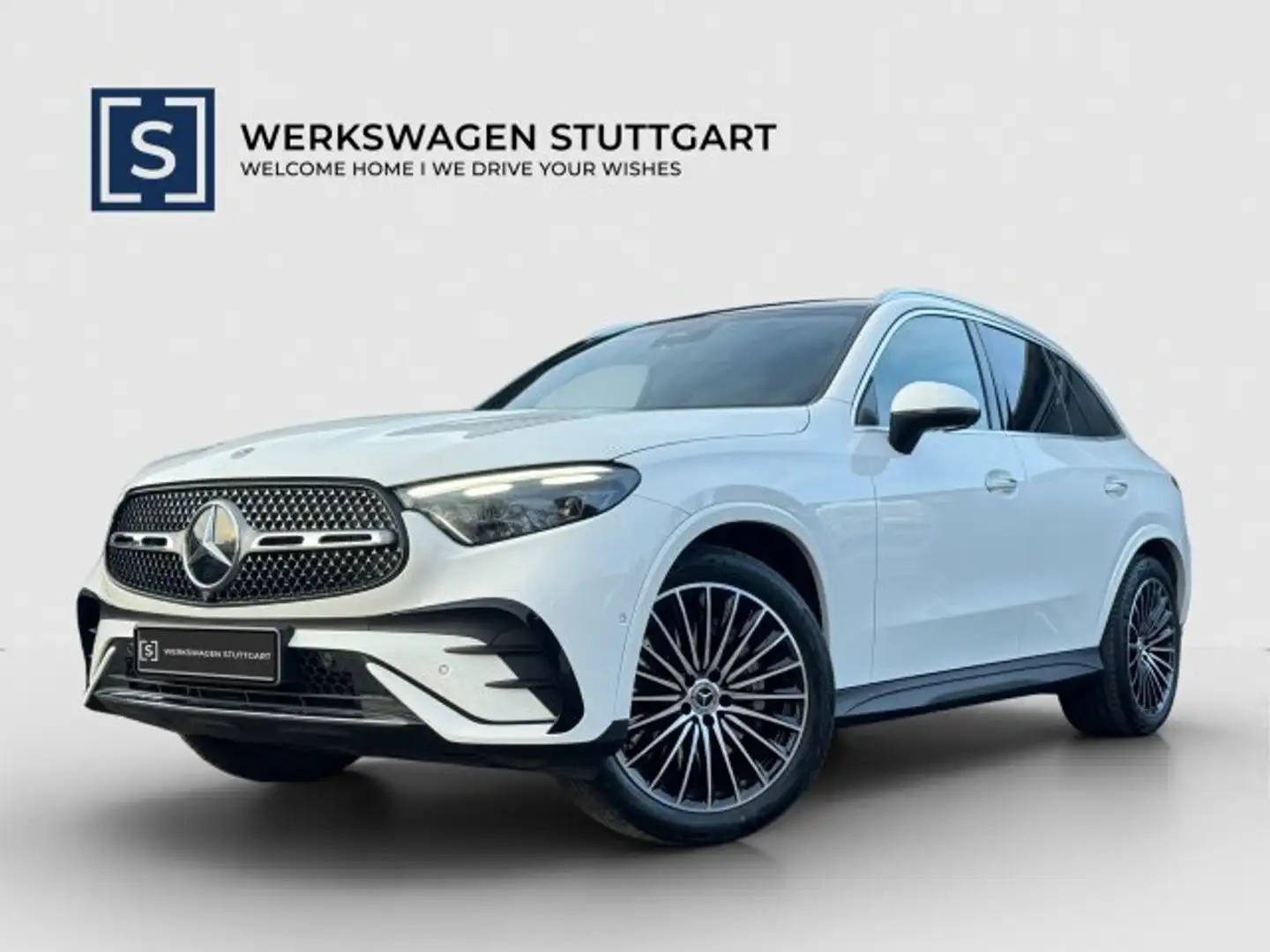 Mercedes-Benz GLC 450 GLC 450 d 4M AMG 20" 3D AHK Keyless Pano Distronic Weiß - 1