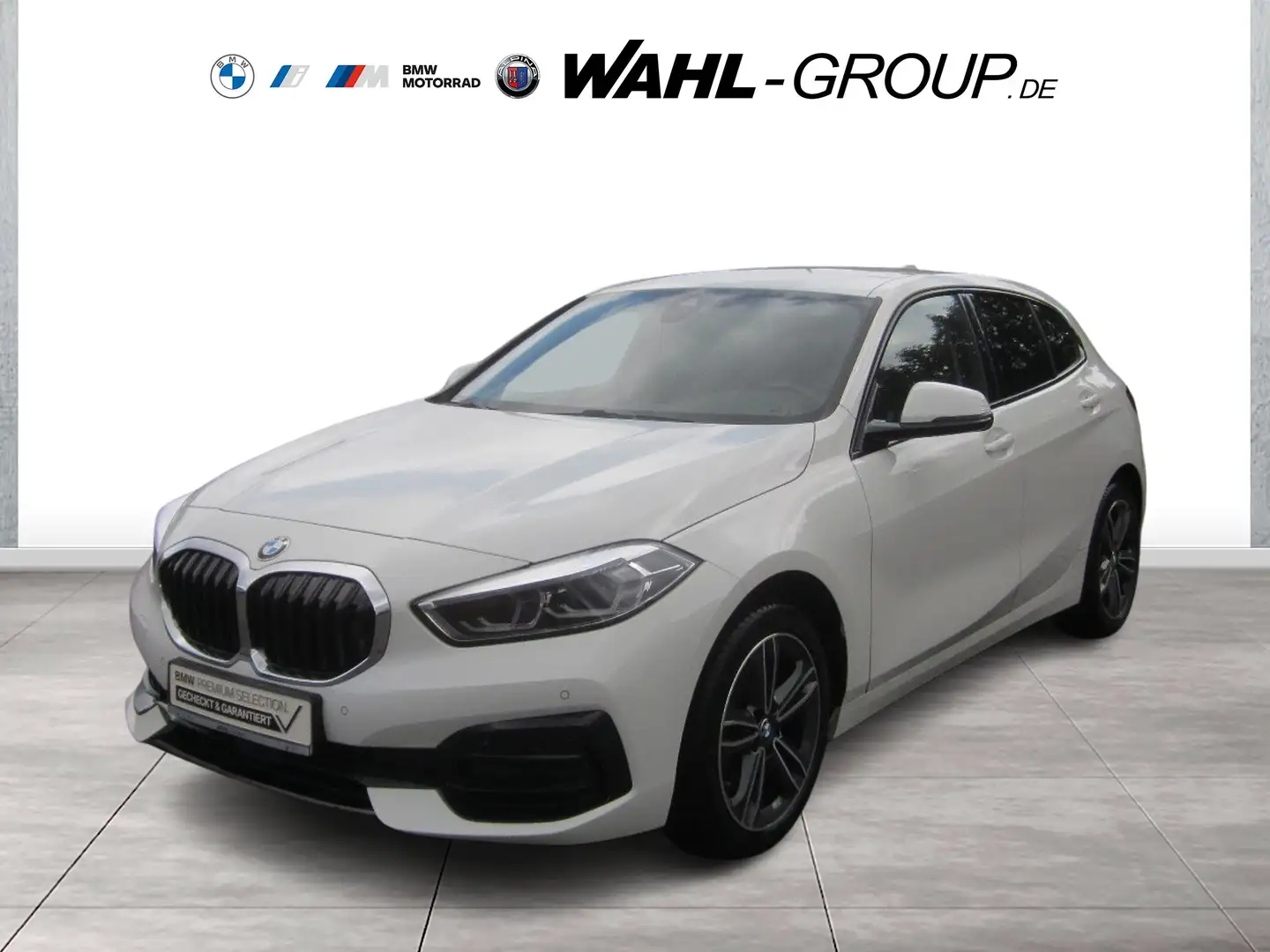 BMW 118 i SPORT LINE DKG LC PROF LED GRA PDC KOMFORTZG DAB Weiß - 1