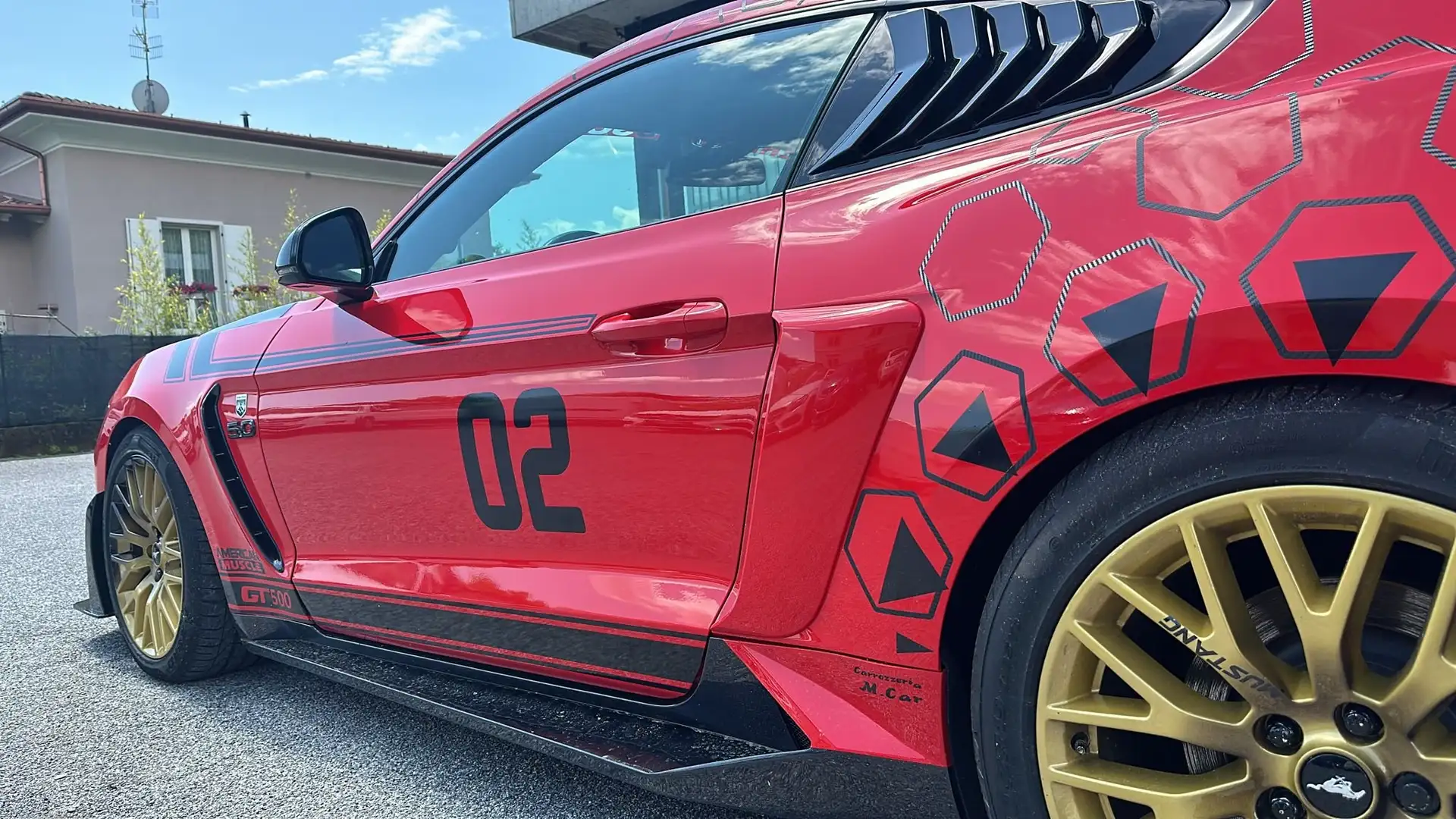 Ford Mustang Mustang Fastback 5.0 ti-vct V8 GT 421cv auto Rosso - 2