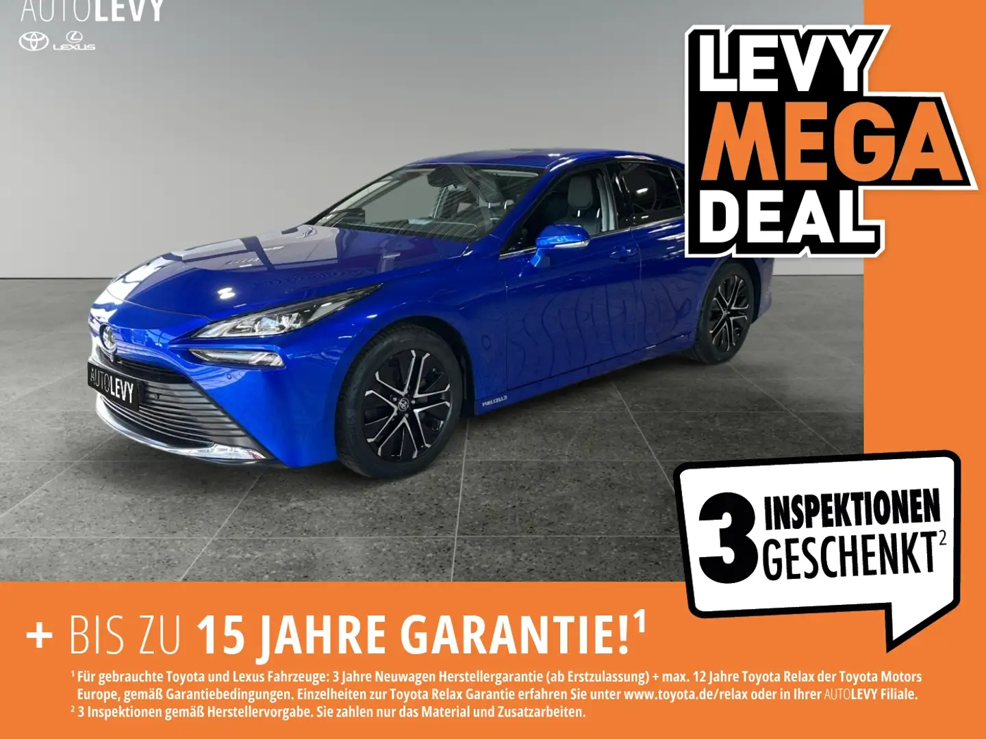 Toyota Mirai Wasserstoff *JBL*360°*NAVI*CARPLAY*AA* Bleu - 1