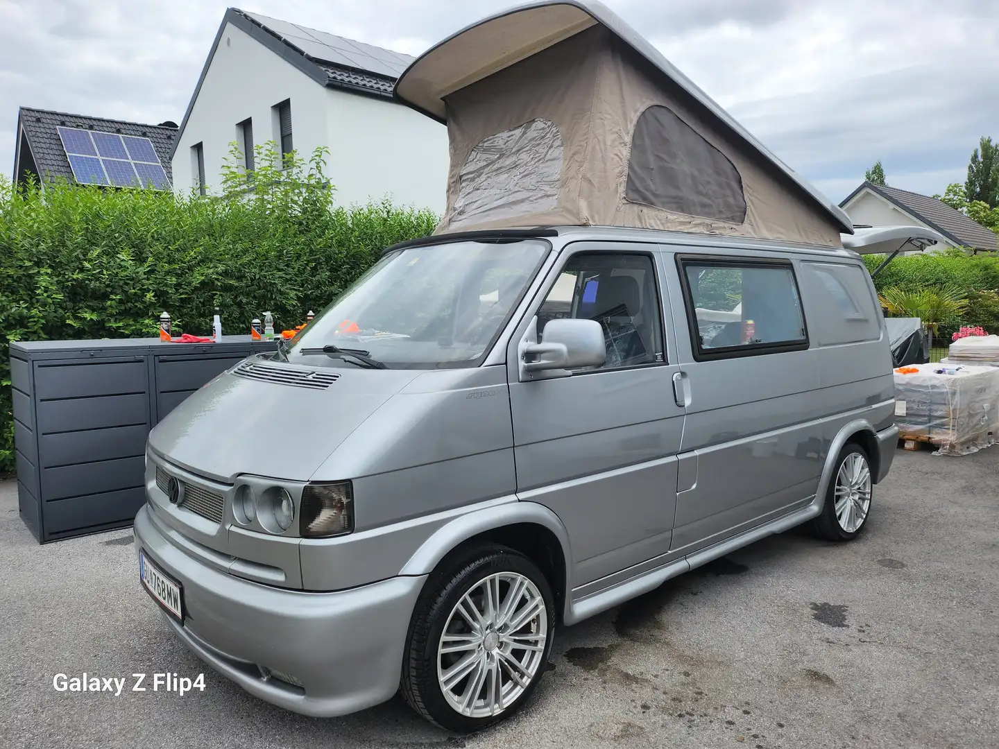 Volkswagen T4 63.000km! Camper 70T Kasten Syncro 2,5 Benz  Top!! Šedá - 1