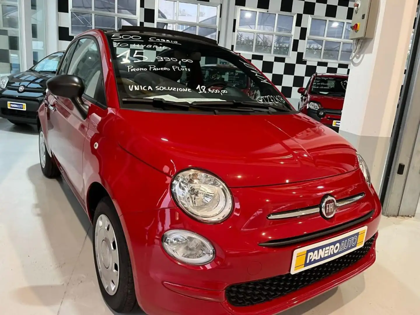 Fiat 500 C 1.0 Hybrid Rosso - 2