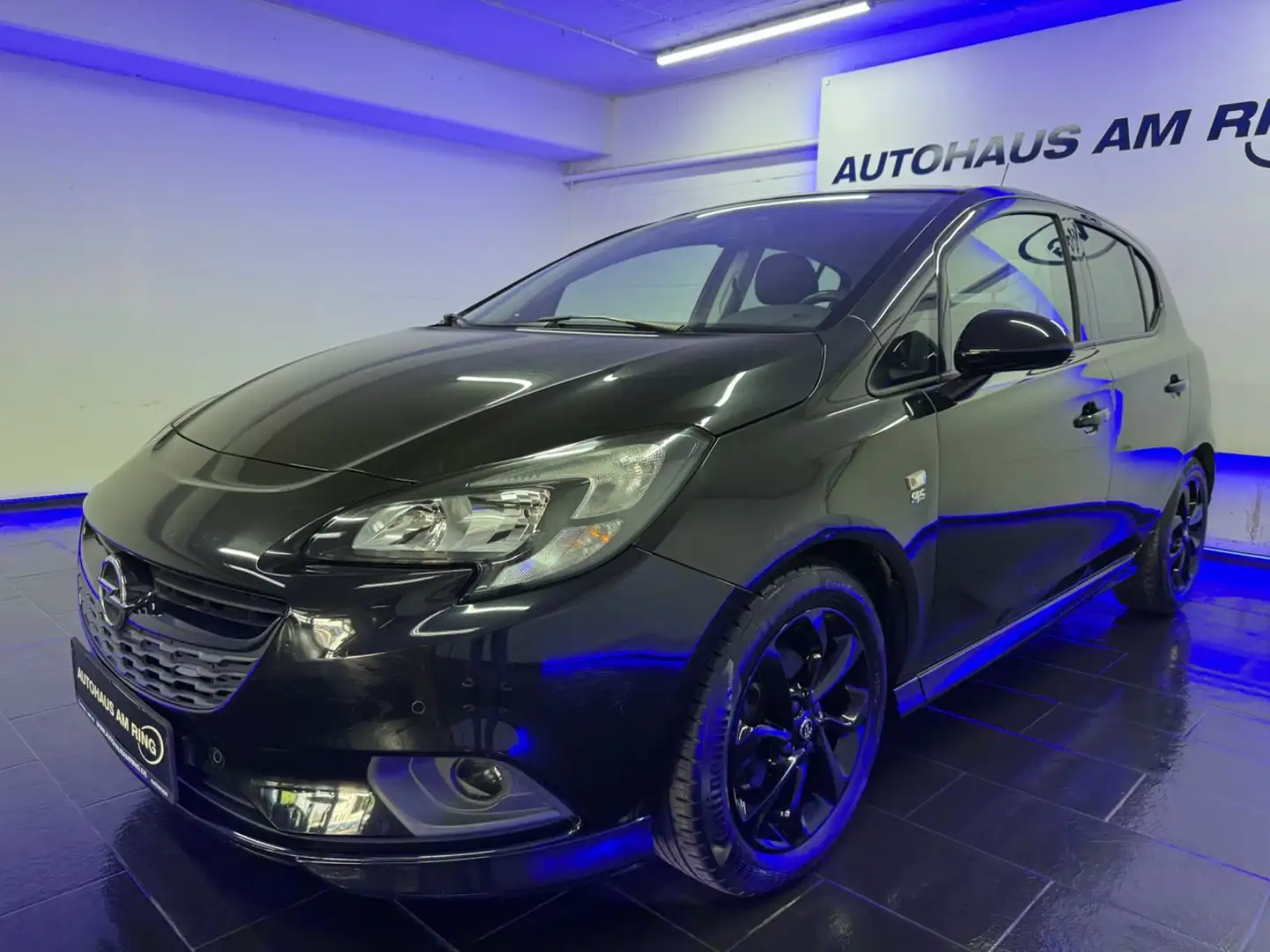 Opel Corsa E Color OPC-LINE 5TÜRER 2xPDC TEMP SZH ALU Schwarz - 2