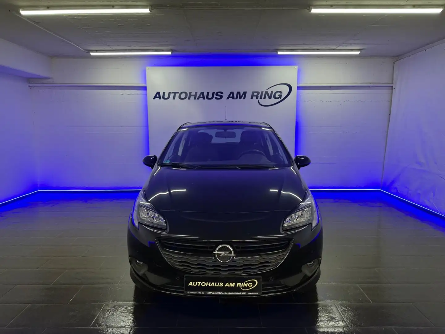Opel Corsa E Color OPC-LINE 5TÜRER 2xPDC TEMP SZH ALU Schwarz - 1
