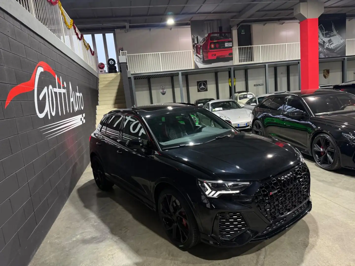 Audi RS Q3 TOTAL BLACK SEDILI A GUSCIO TETTO Zwart - 2
