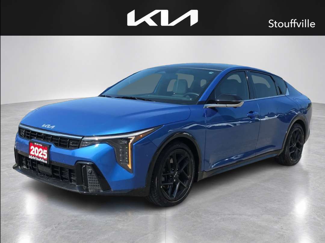 Blue 2025 Kia K4 Sedan Front-Wheel Drive Automatic