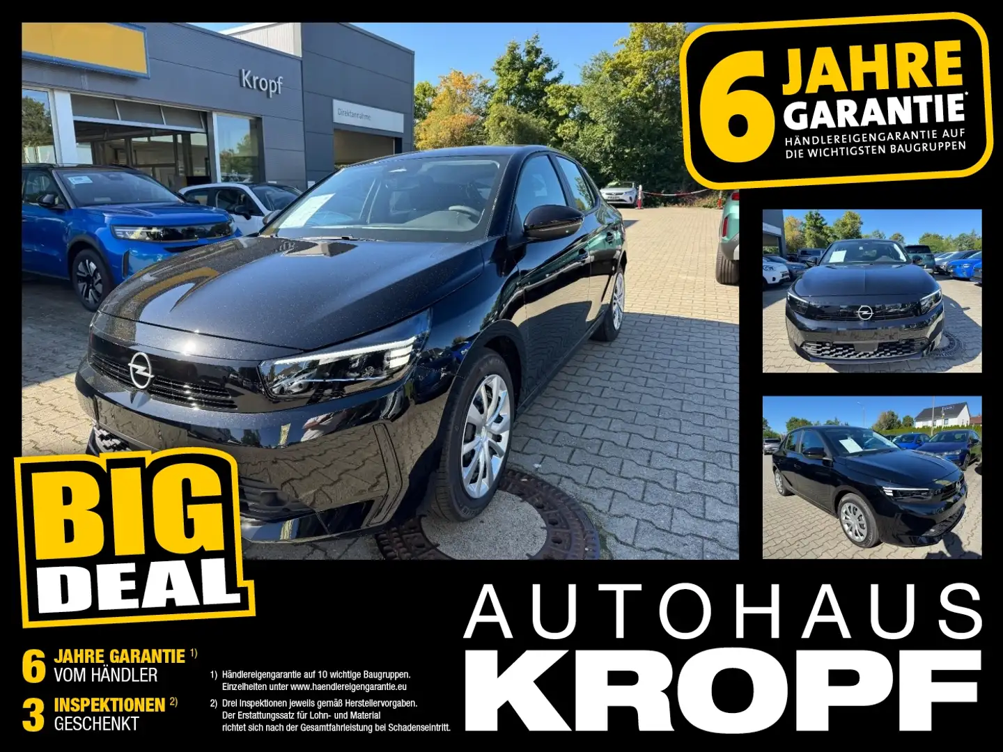 Opel Corsa F 1.2 Turbo Edition LED+SHZ+Fernlichtass. Noir - 1