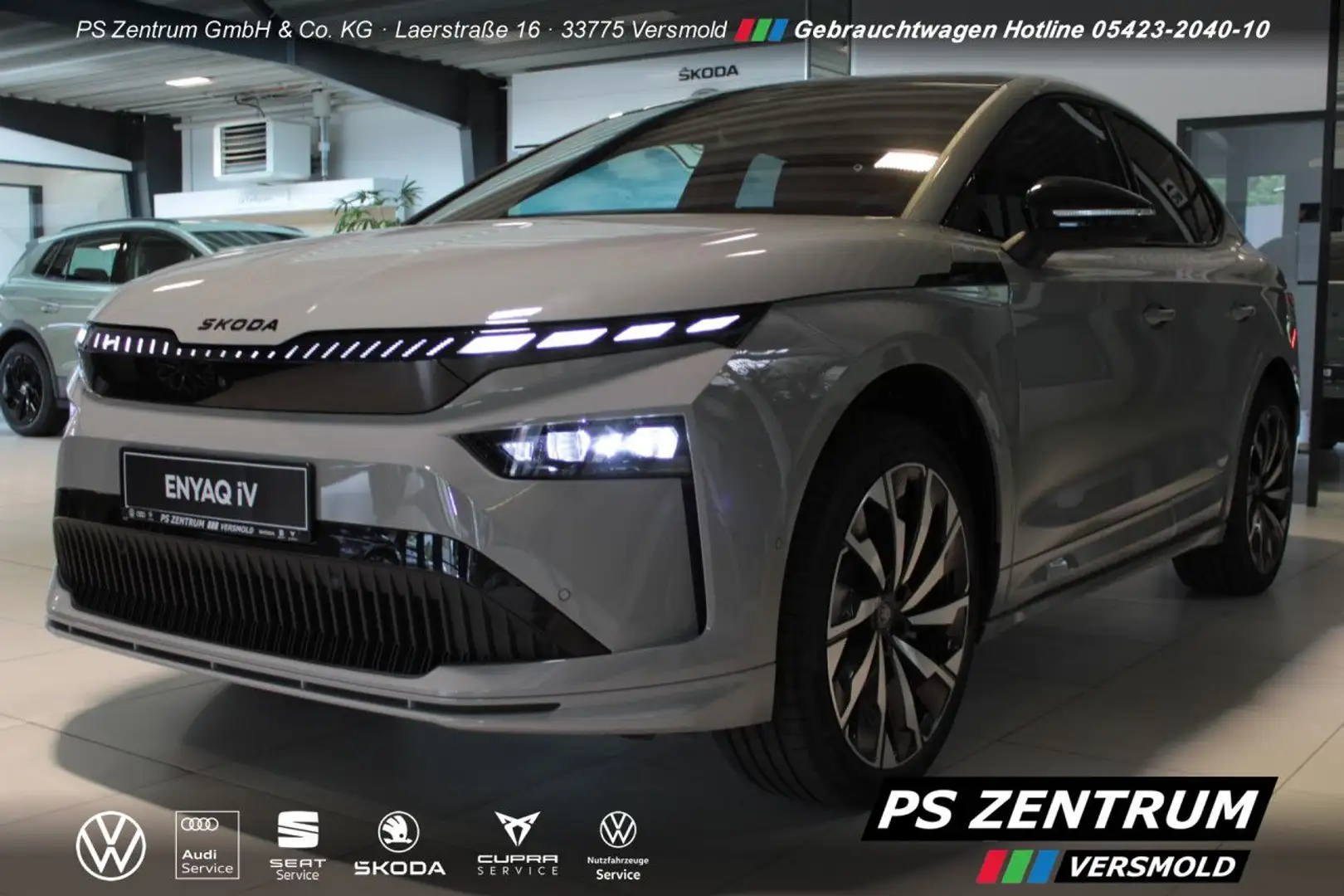 Skoda Enyaq Coupe 85 Sportline MAXX AHK 21 MATRIX Navi Gri - 1