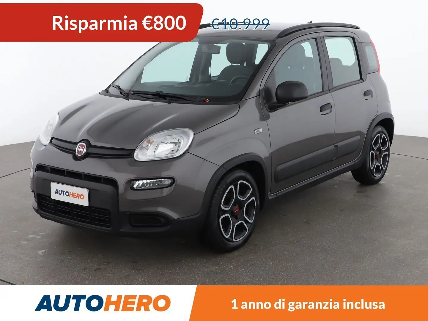 Fiat Panda 1.0 Mild-Hybrid City Life MHEV Grigio - 1