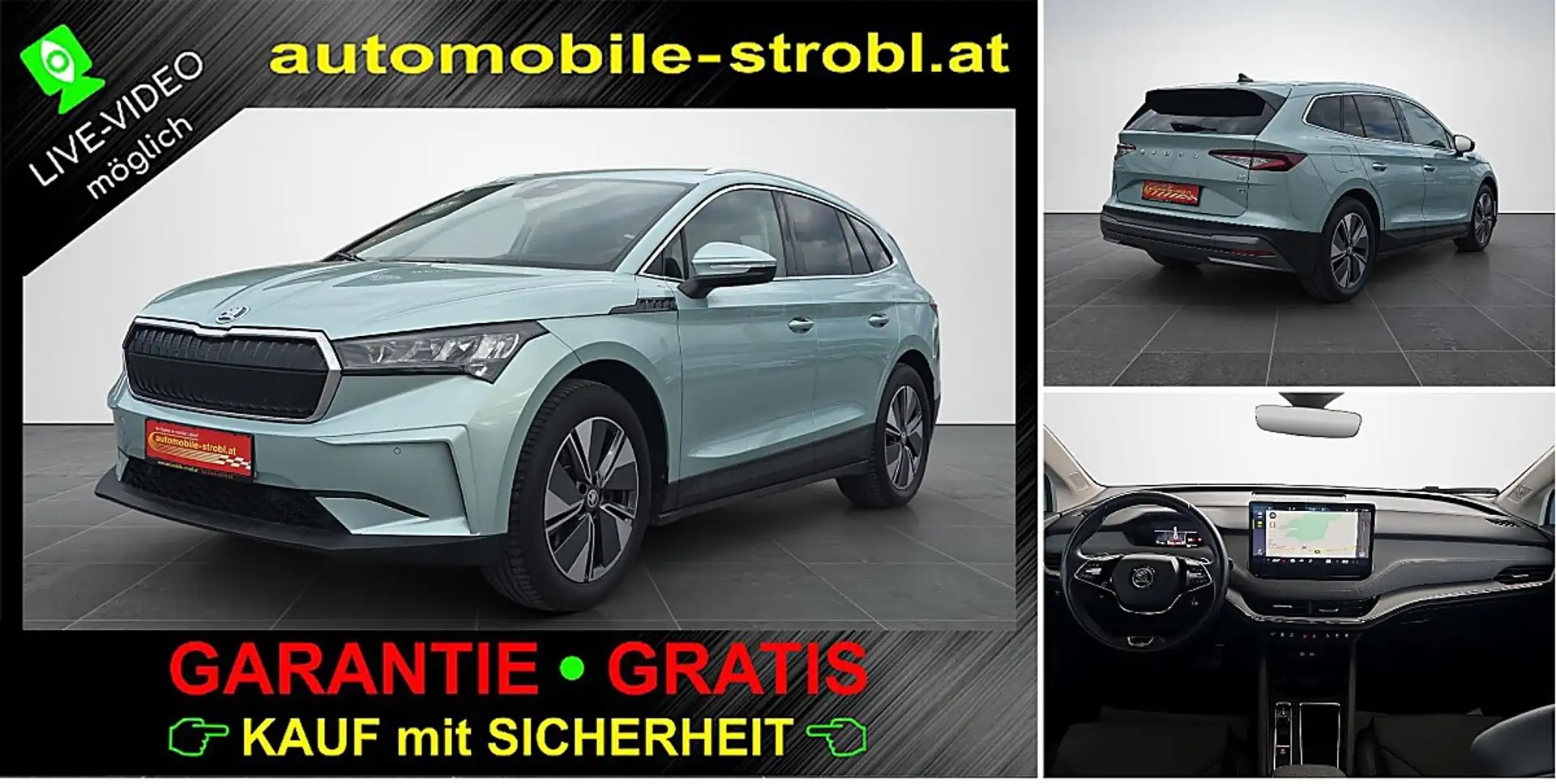 Skoda Enyaq iV 80 *LED*Virt.C*App.C*GARANTIE* Silber - 1