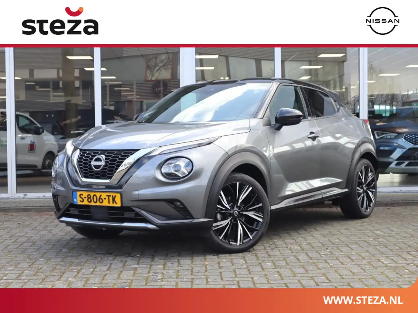 Nissan Juke 1.0 DIG-T N-Design | Automaat | Navigatie | Parkee Gris - 1