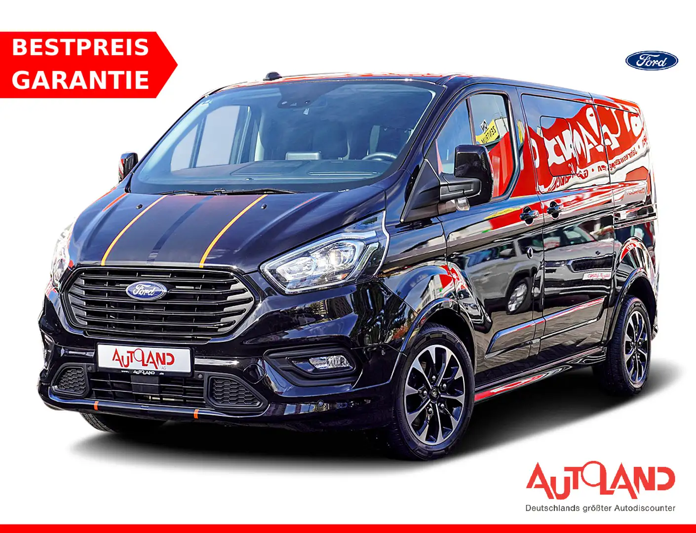 Ford Transit Custom 2.0 TDCi L1 Sport Standheizung Schwarz - 1