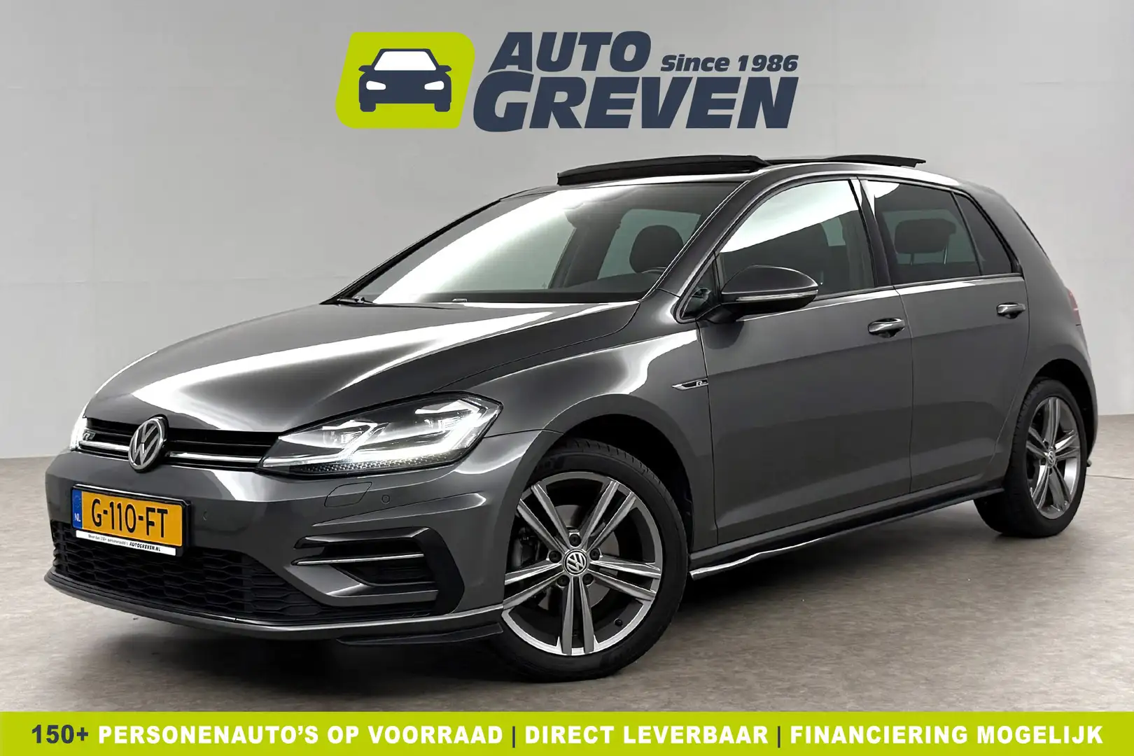 Volkswagen Golf 1.5 TSI 3x R-line 150PK DSG Pano LED Virtual ACC C Grijs - 1