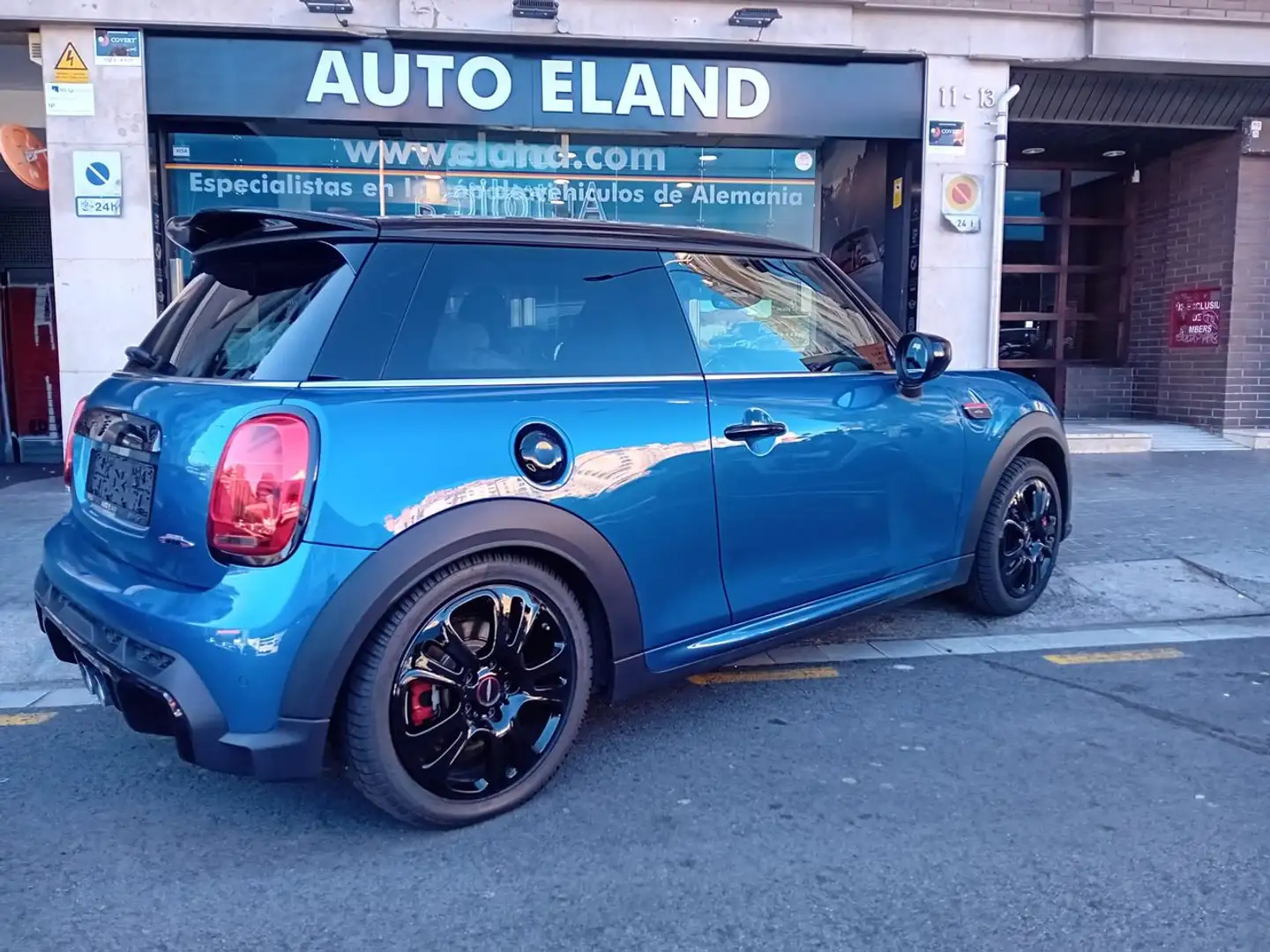 MINI Cooper Facelift Bleu - 1