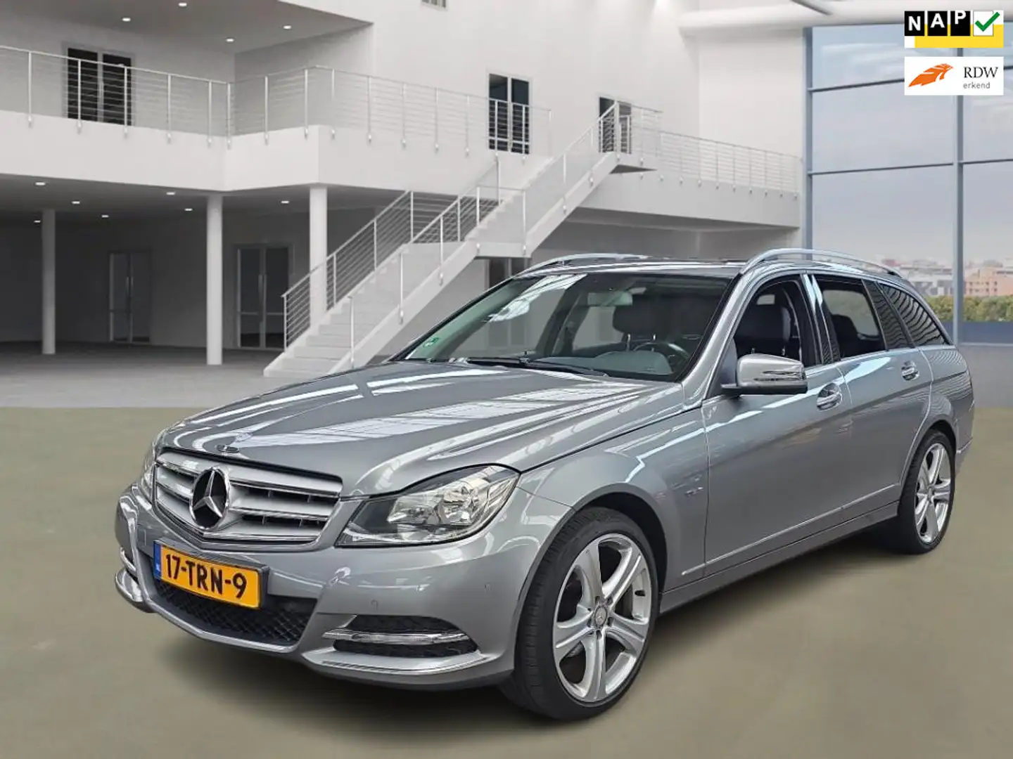 Mercedes-Benz C 180 Estate Business Class Avantgarde|aut|schuifdak|pse Gris - 1