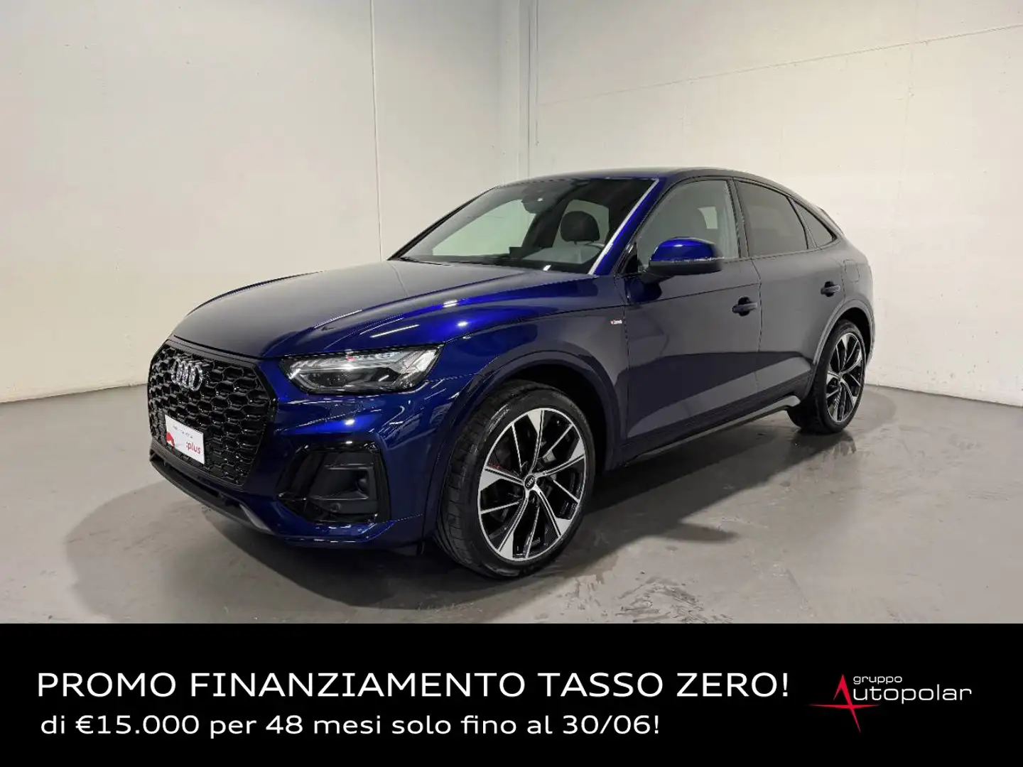 Audi Q5 SPORTBACK 55 TFSIe QUATTRO S-TRONIC S LINE PLUS Blu/Azzurro - 1