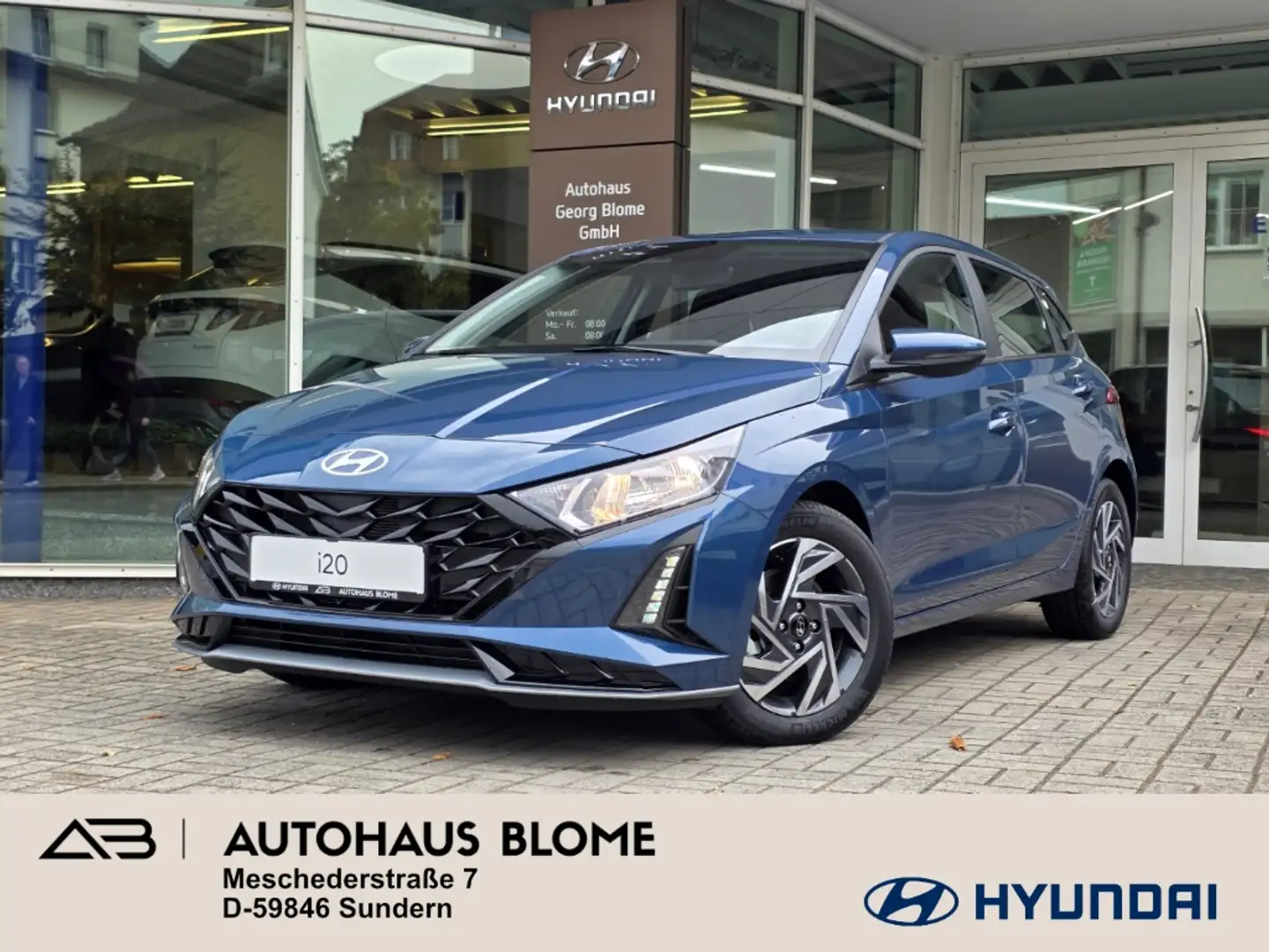 Hyundai i20 1.0 T-GDI TREND, Navi, Kamera, CarPlay, Bluelink Bleu - 1