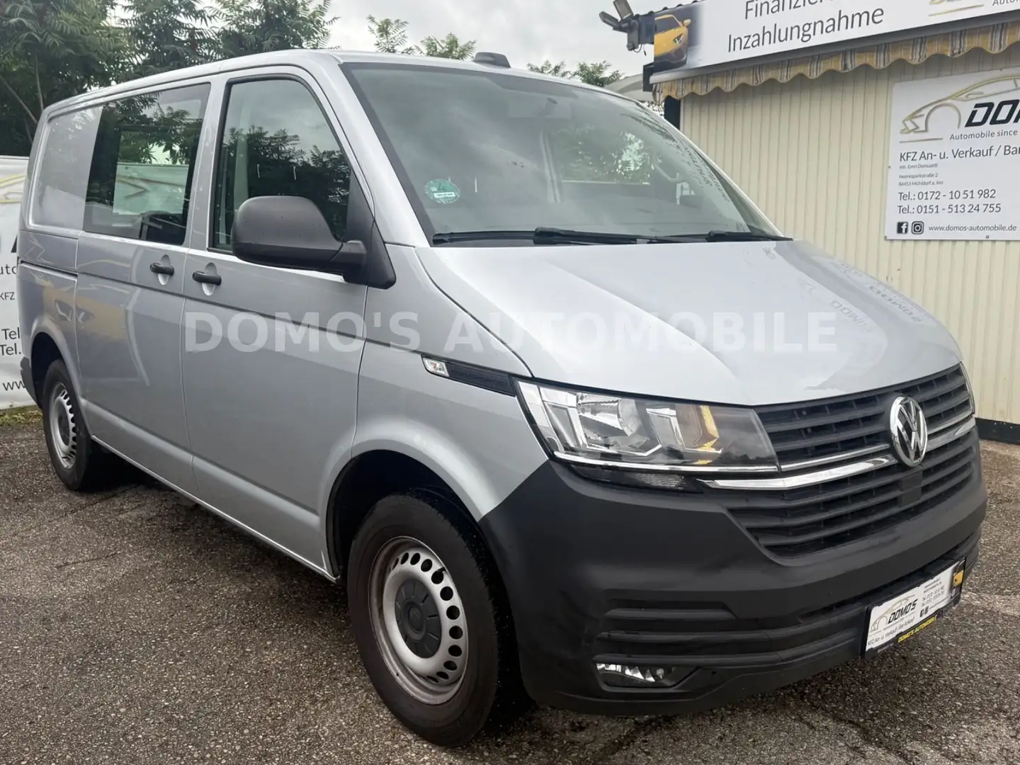 Volkswagen T6 Transporter T6.1 Transporter/Klima/DSG/1 Hand Plateado - 1