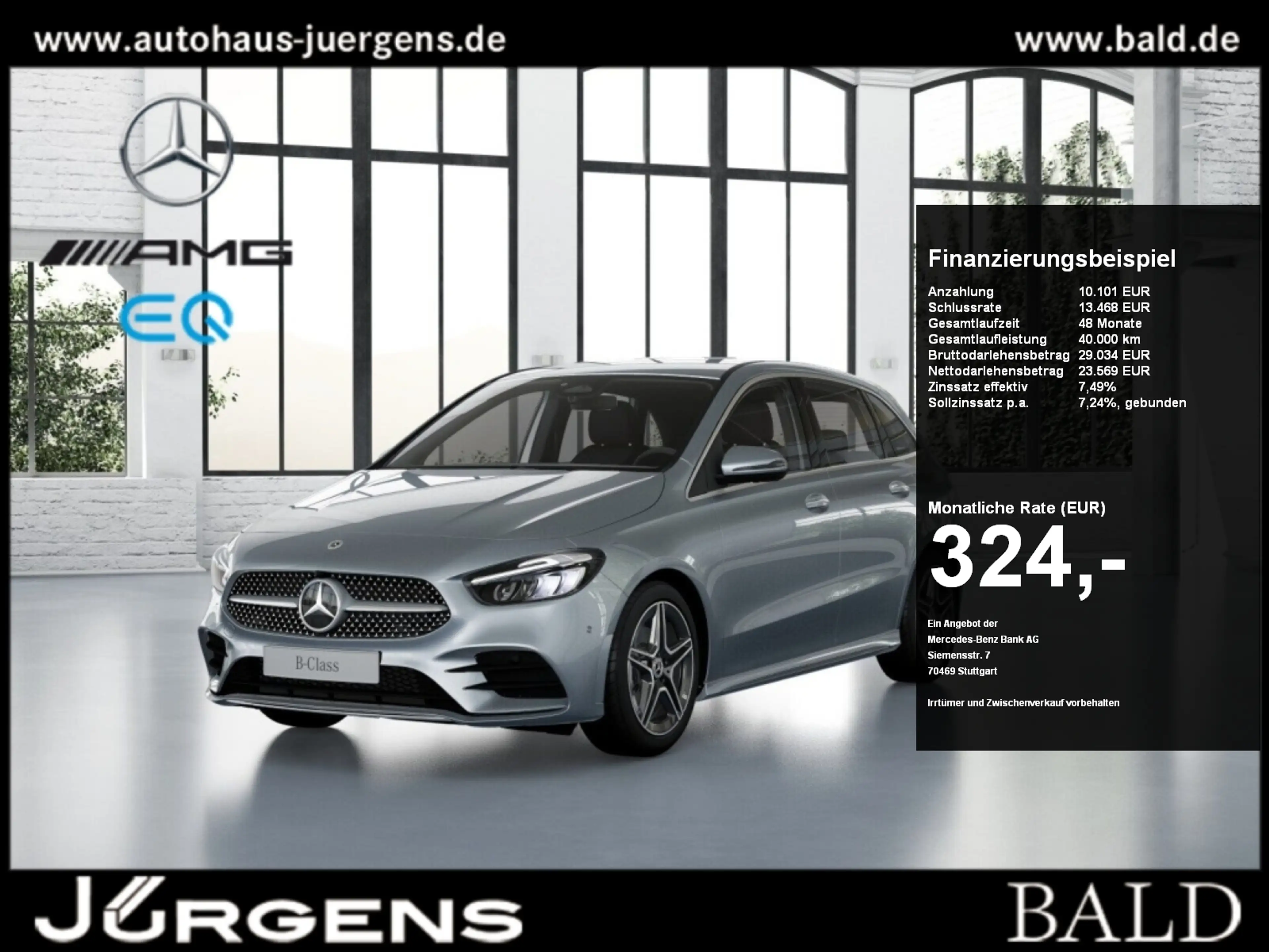 Mercedes-Benz B 200 AMG-Sport+Distr+Ambiente+Carbon+ILS+Cam