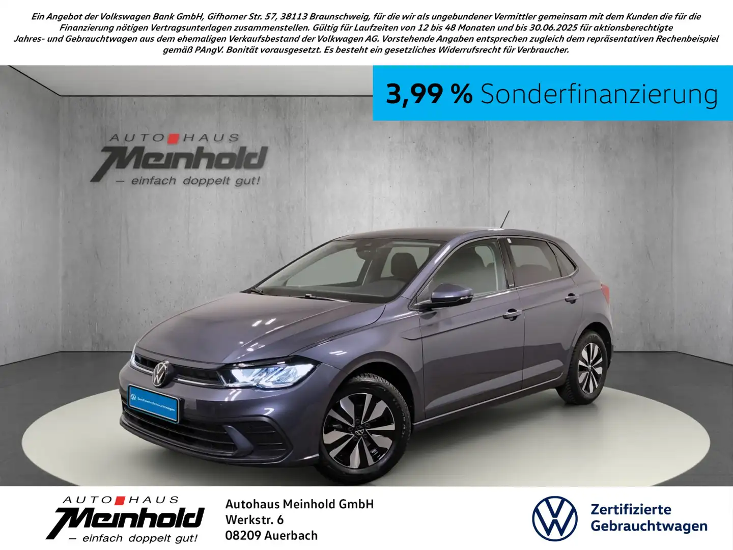 Volkswagen Polo 1.0  Move, DAB, LED, App-Connect Grau - 1