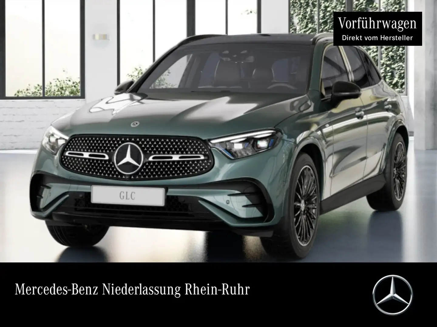 Mercedes-Benz GLC 300 de 4M AMG+NIGHT+PANO+360+AHK+KEYLESS+9G Silber - 1