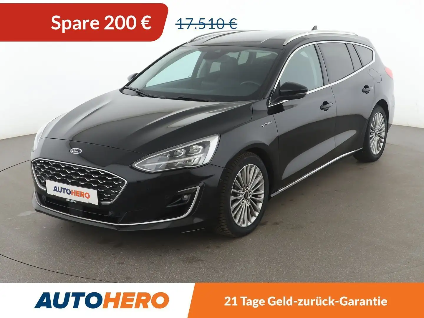 Ford Focus 2.0 TDCi EcoBlue Vignale Aut.*NAVI*HEAD-UP*LED*ACC Schwarz - 1
