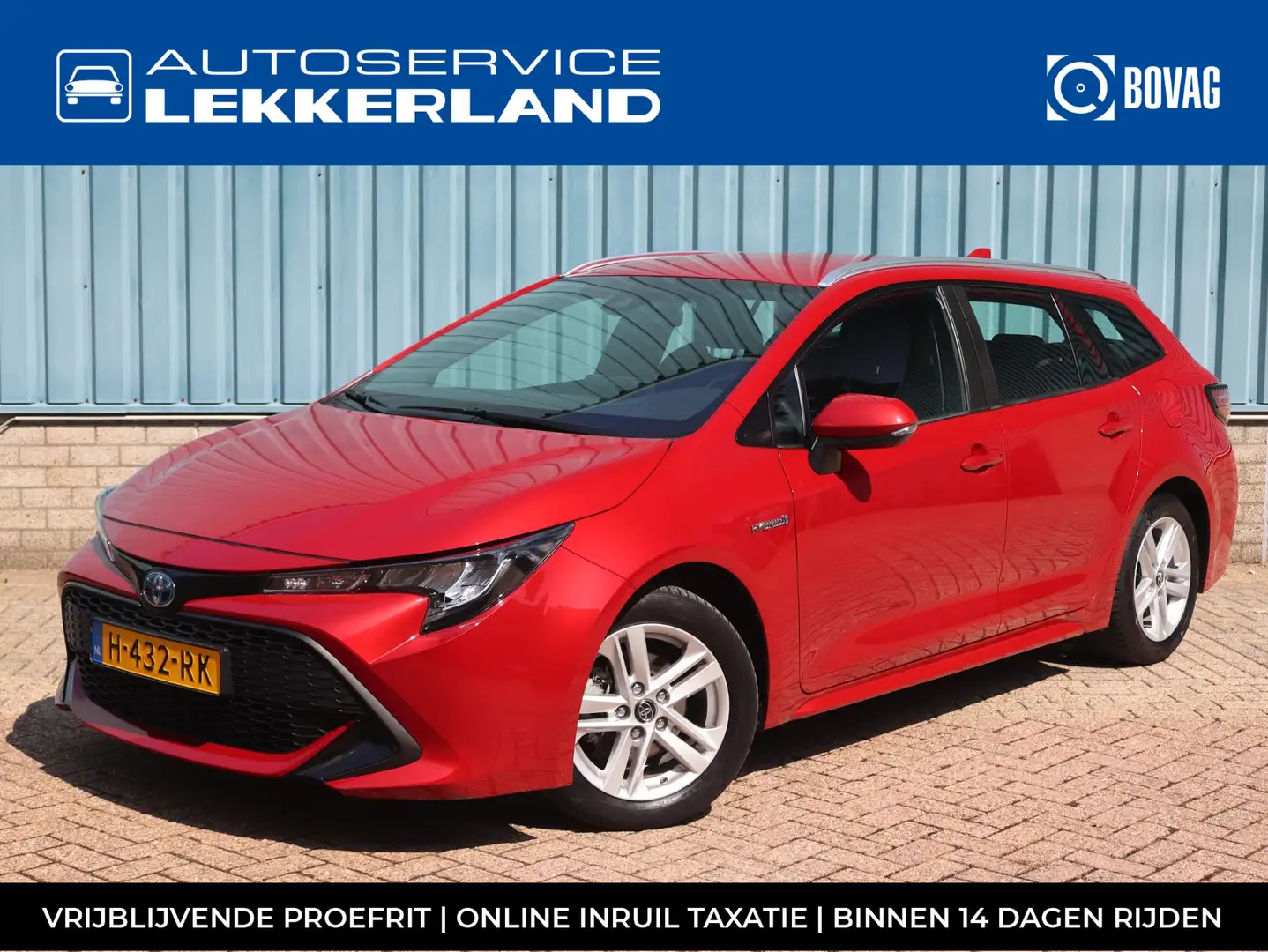 Toyota Corolla Touring Sports 1.8 Hybrid 122pk AUTOMAAT | CLIMA | Rood - 1