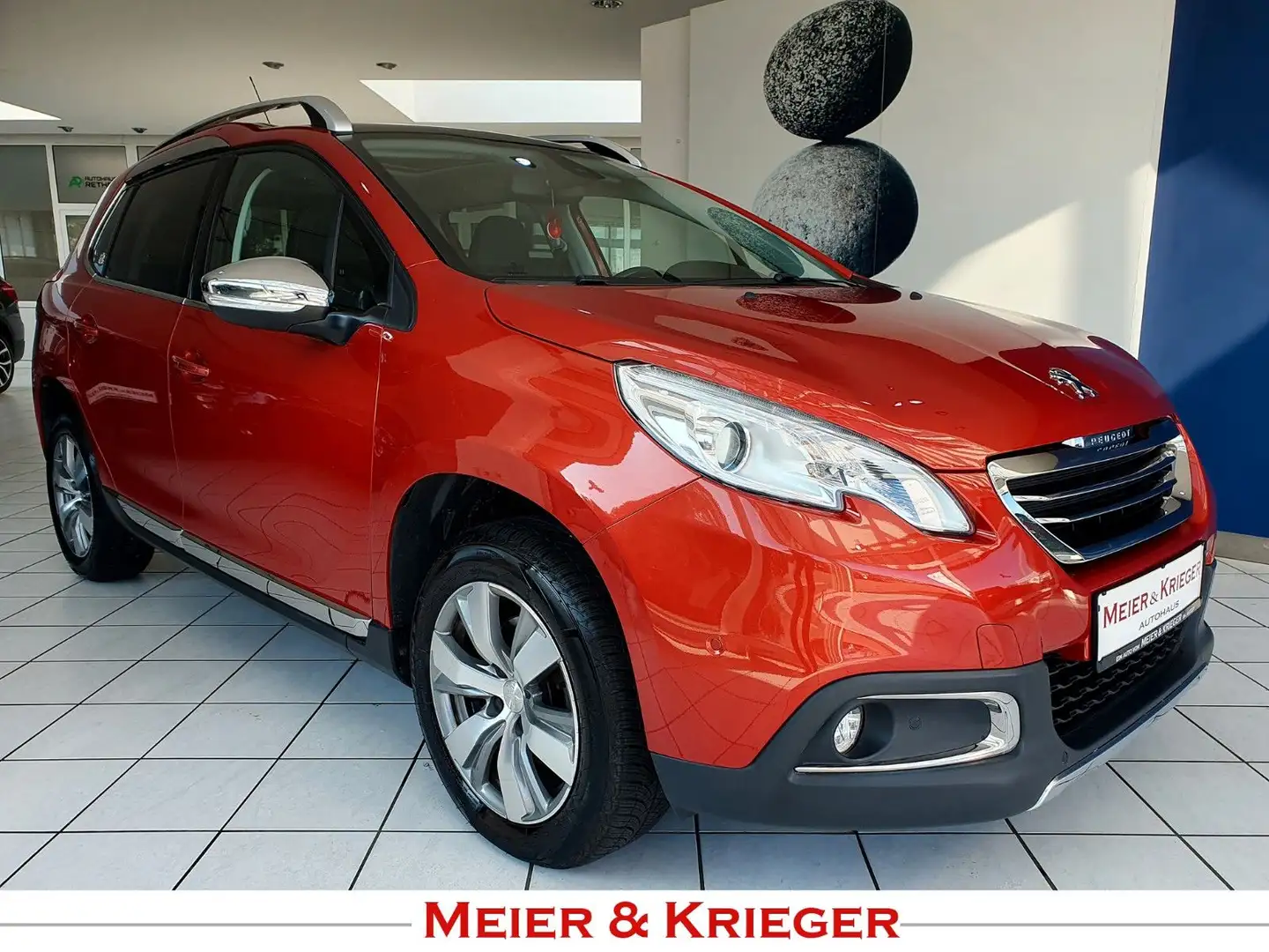 Peugeot 2008 Allure Aut/Panorama/Navi/T-Leder Orange - 1