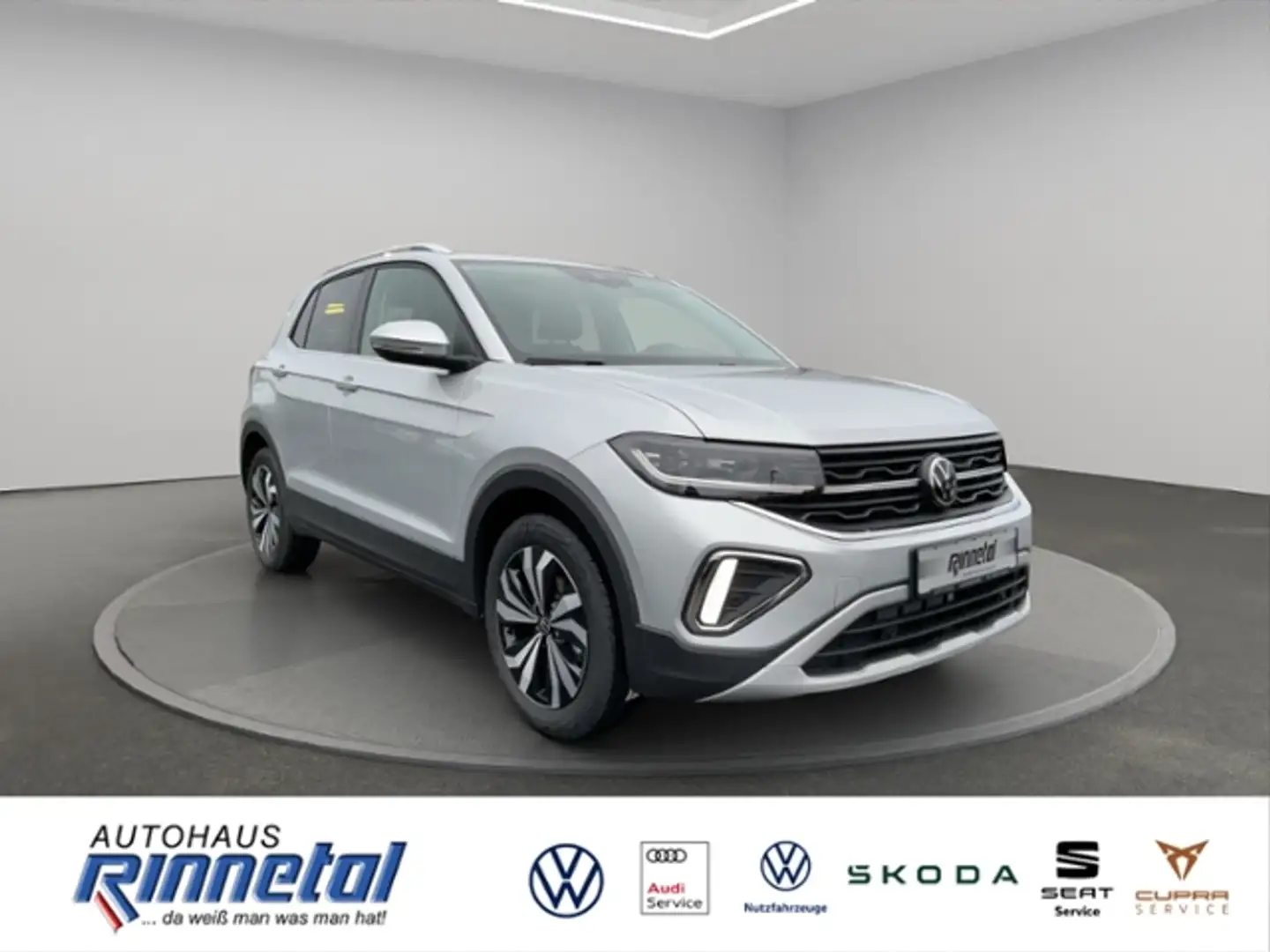 Volkswagen T-Cross 1.0 l TSI OPF 85 kW (116 PS) 6-Gang KLIMA LED NAV Silber - 2