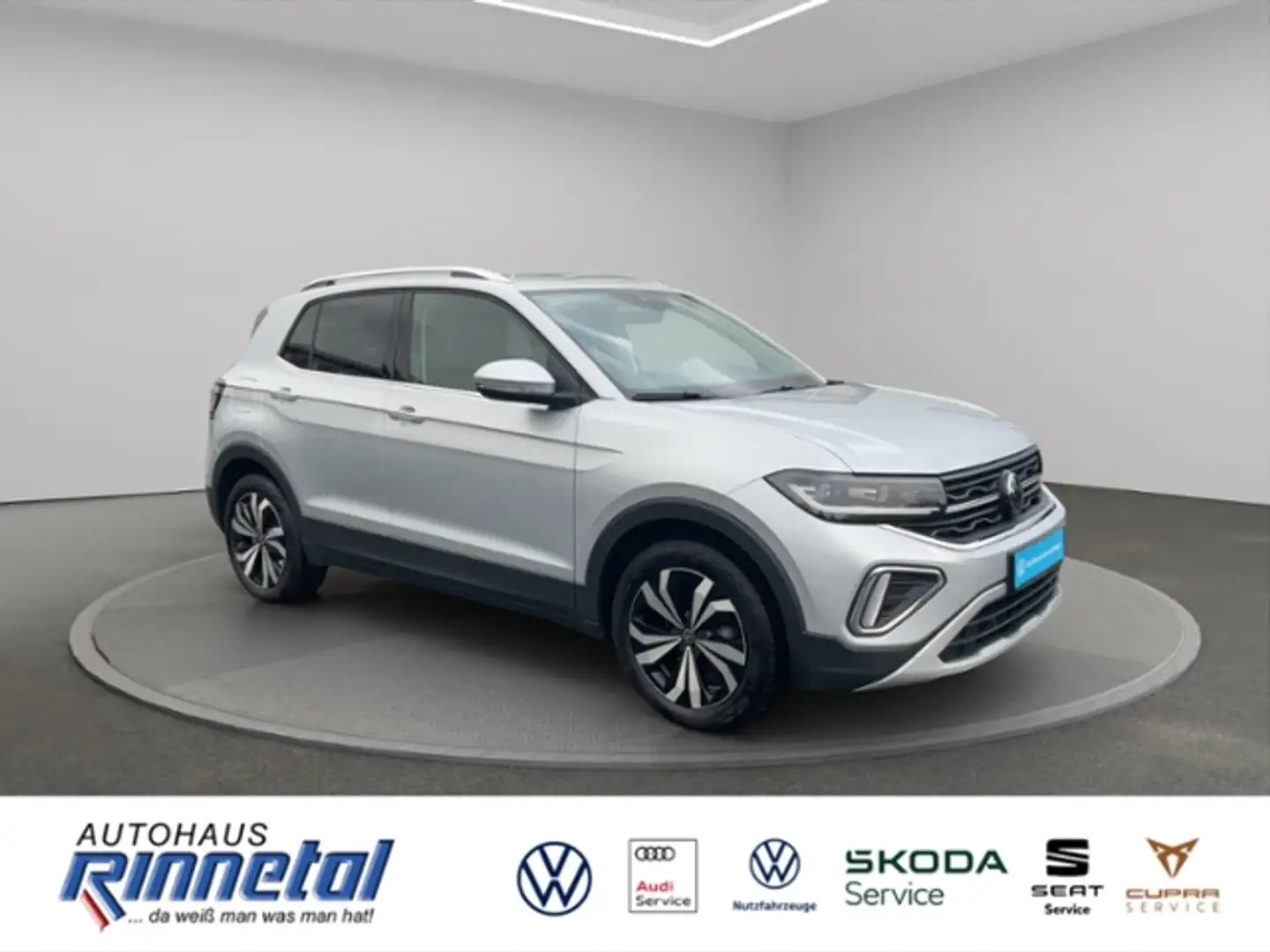 Volkswagen T-Cross 1.0 l TSI OPF Style MATRIX LED+NAVI+KLIMAAUT+TRAV Silber - 2