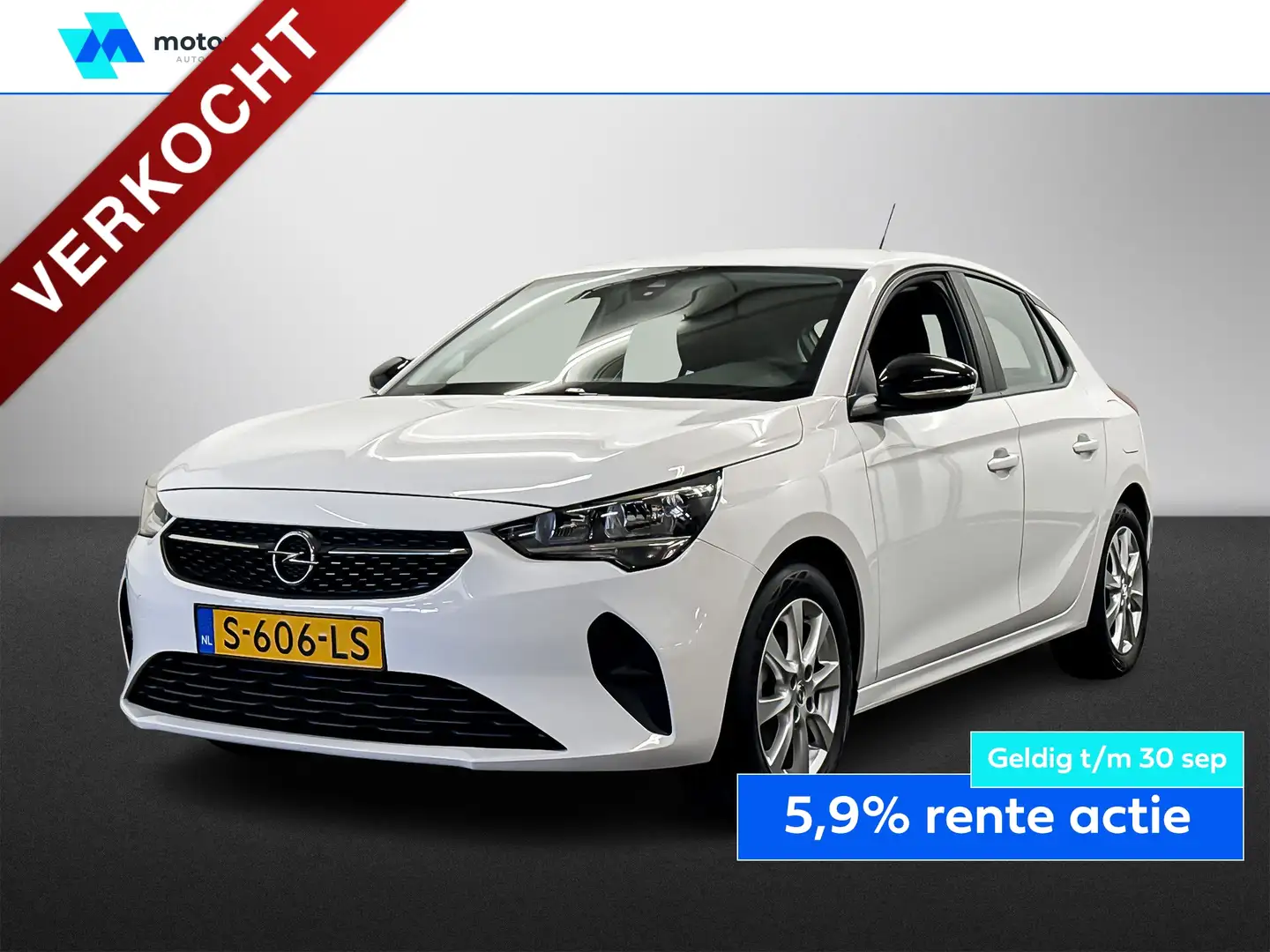 Opel Corsa 1.2 EDITION 75PK AIRCO TEL CRUISE PDC CARPLAY NAP Weiß - 1