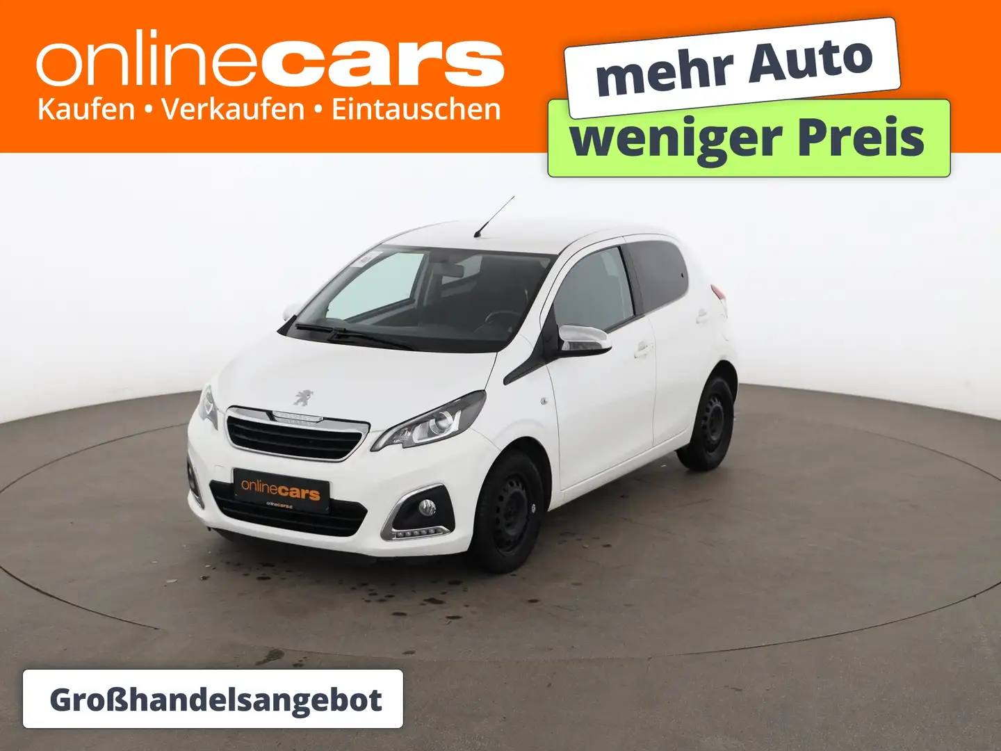 Peugeot 108 1.0 VTi Style SITZHZG KLIMA RADIO Weiß - 1