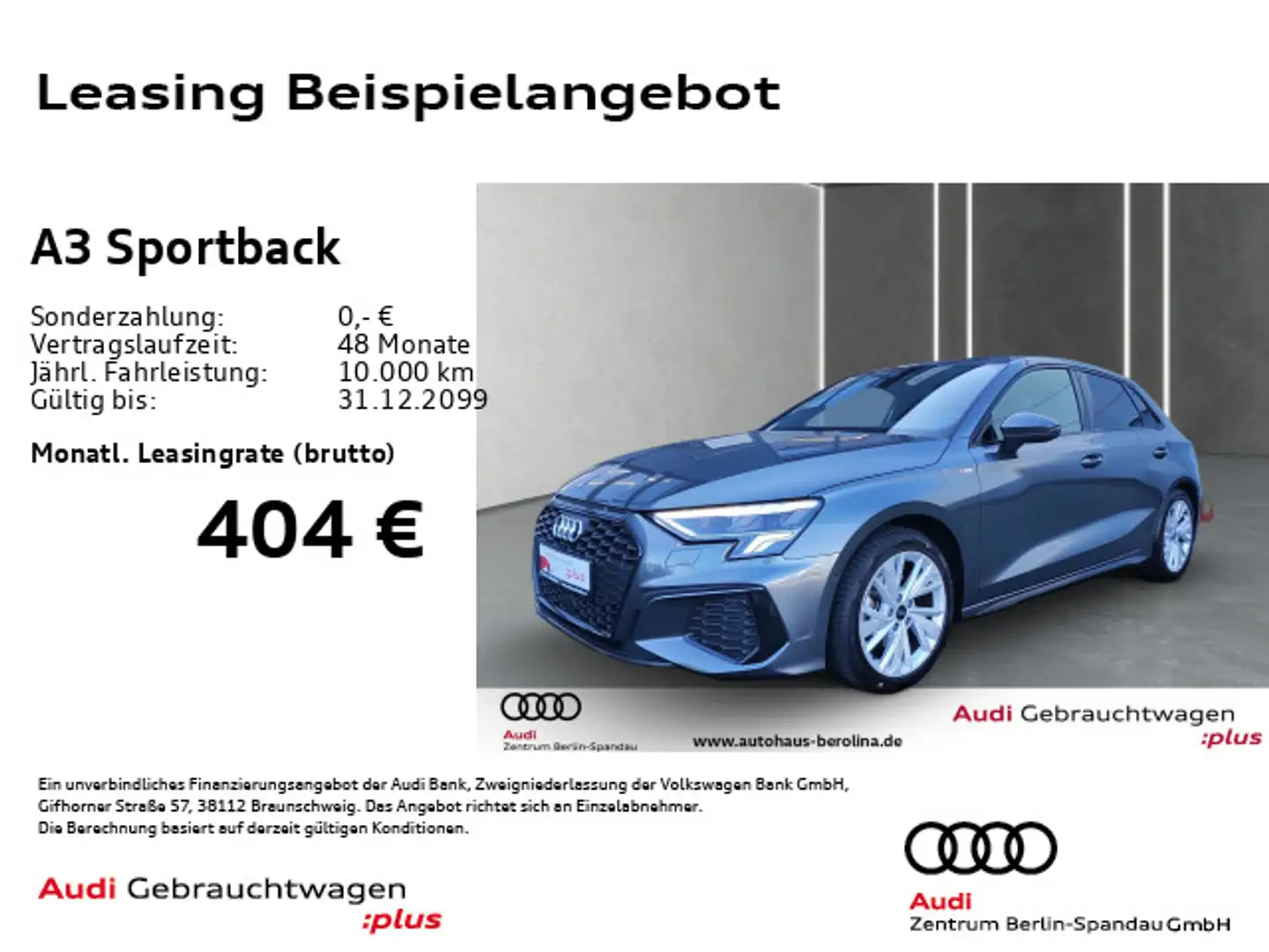 Audi A3 35 TFSI S line S tronic *NAV+*GRA* Grau - 1