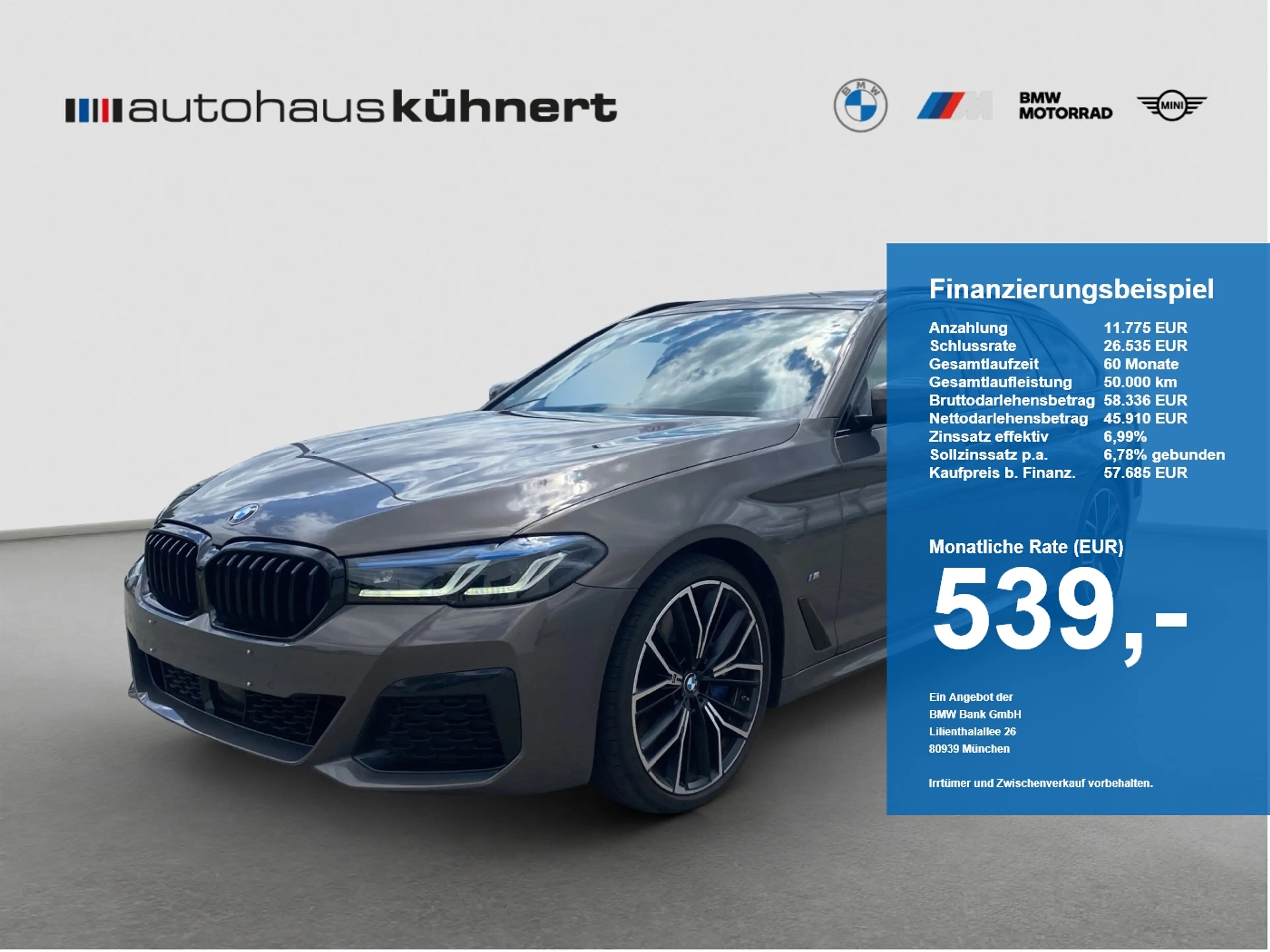 BMW 540 d xDrive Touring ///M-Sport PRO/ACC/SpurAss/Alarm