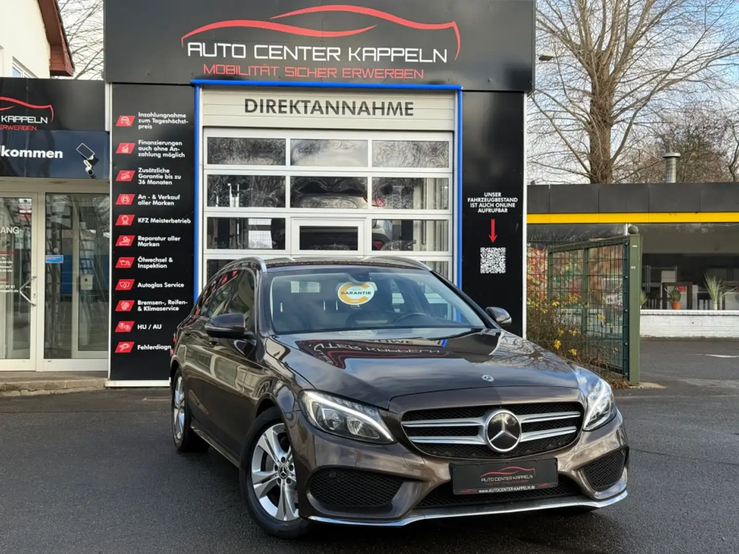 Mercedes-Benz C 220 d T-Modell BlueTec (AHK-NAVI-LED-Ambiente) Braun - 1