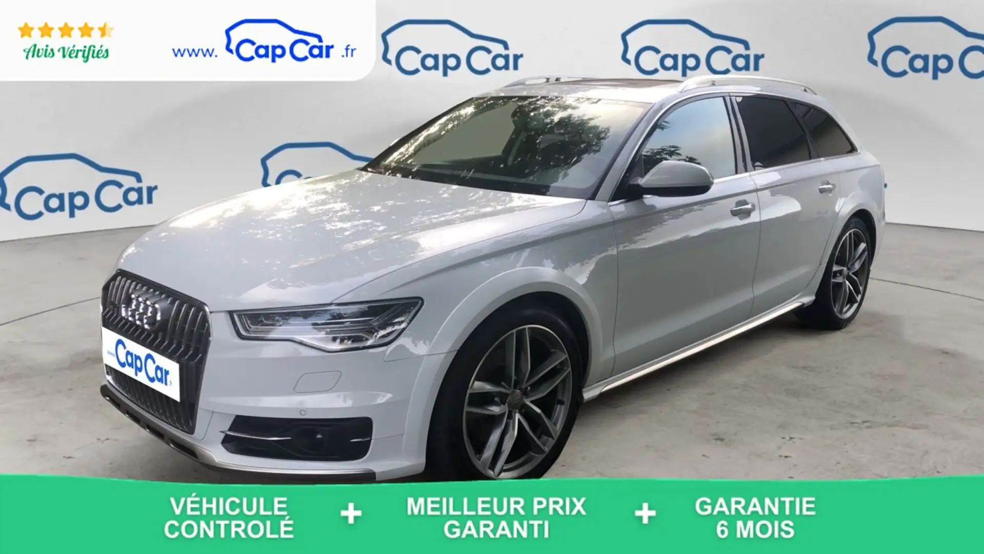 Audi A6 allroad 3.0 TDI 218 Quattro S-Tronic 7 Ambition Luxe - Toit ouvrant Blanc - 1
