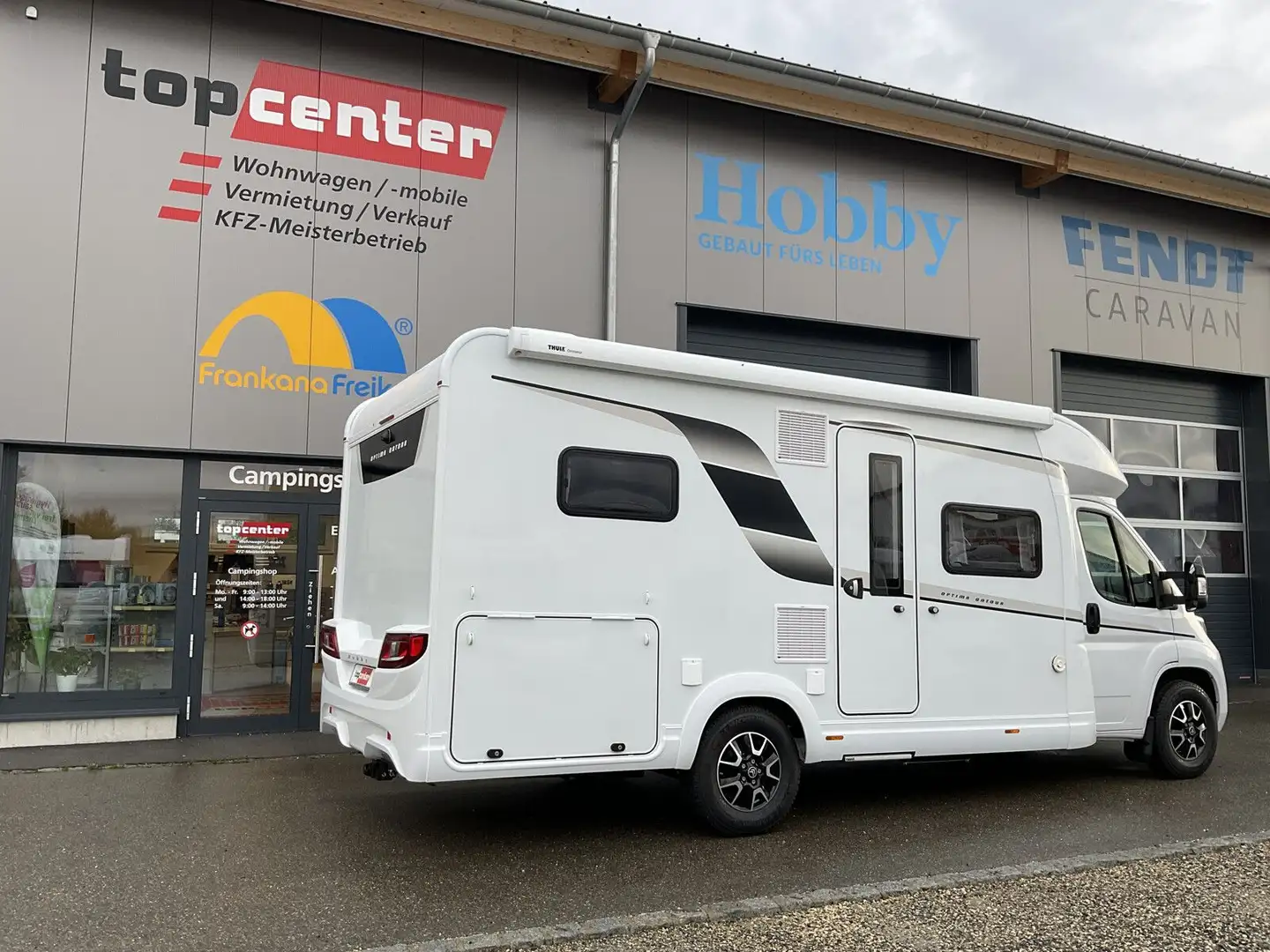 Hobby Optima OnTour T65 HFL Sie Sparen EUR 13.612 !!! Weiß - 1