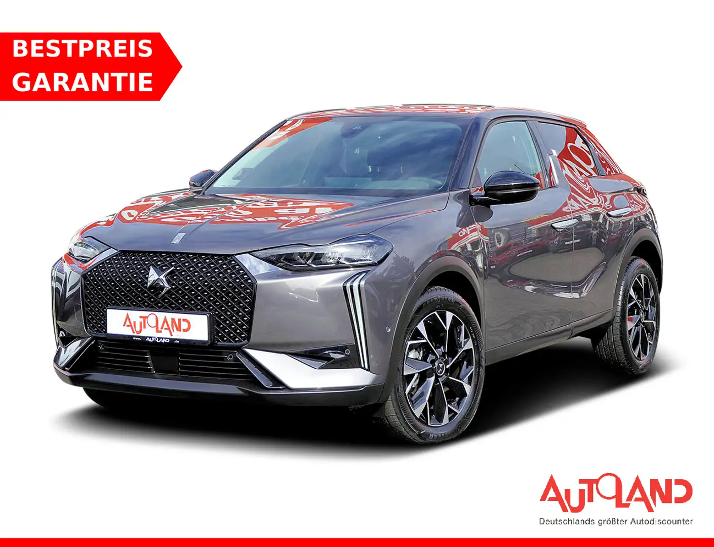 DS Automobiles DS 3 PureTech 130 Aut. LED ACC Navi 360° Gris - 1