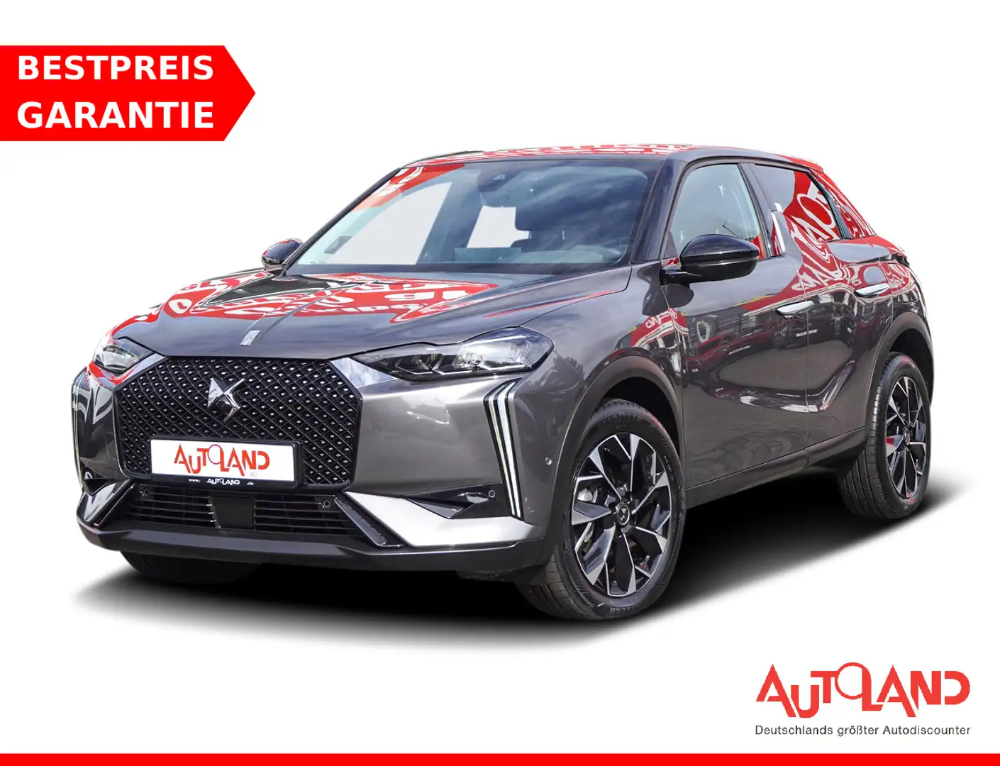 DS Automobiles DS 3 Crossback PureTech 130 Aut. LED ACC Navi 360° Grau - 1
