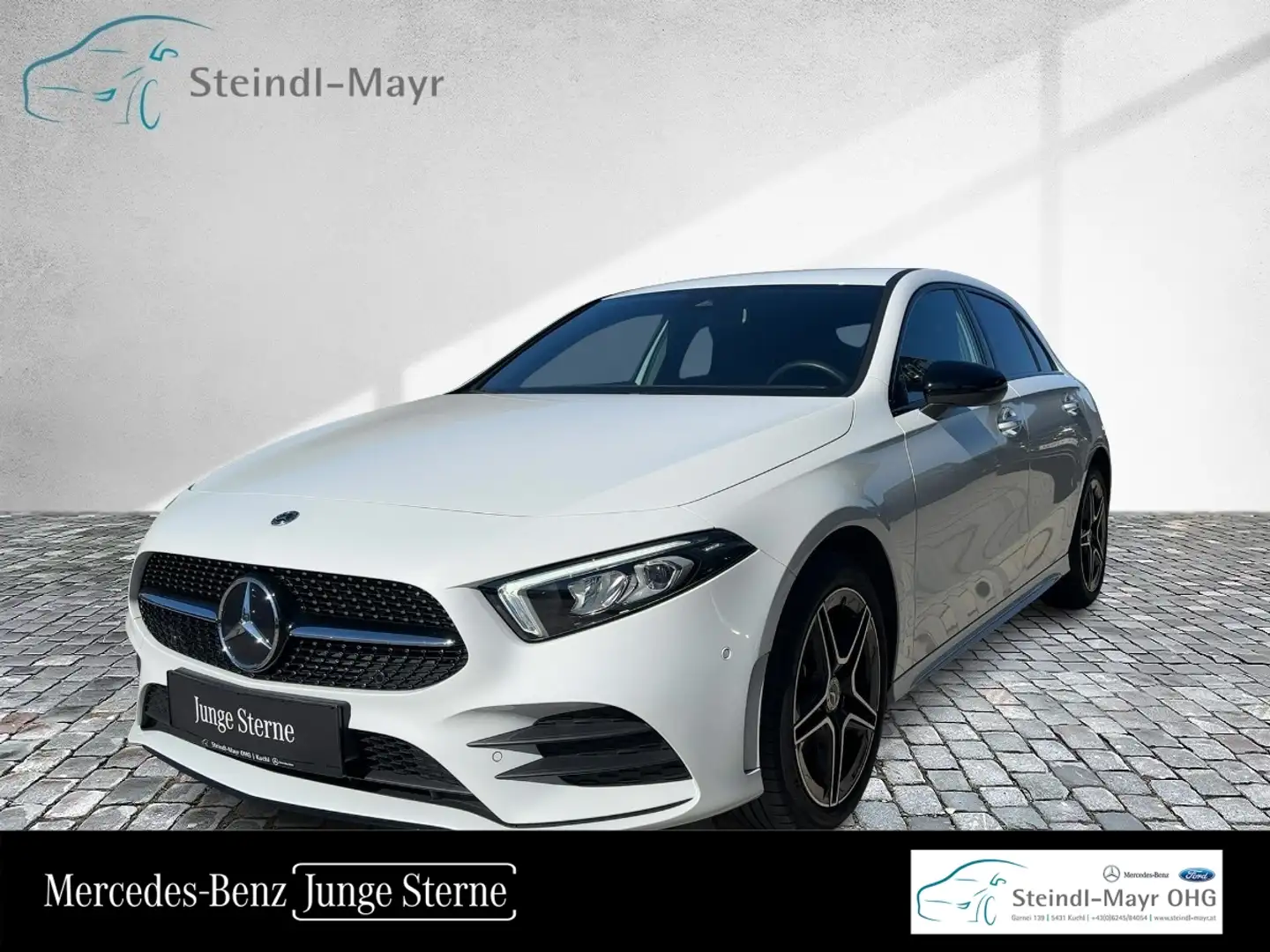 Mercedes-Benz A 250 e Kompaktlimousine AMG Line AMG Night MBUX Weiß - 1