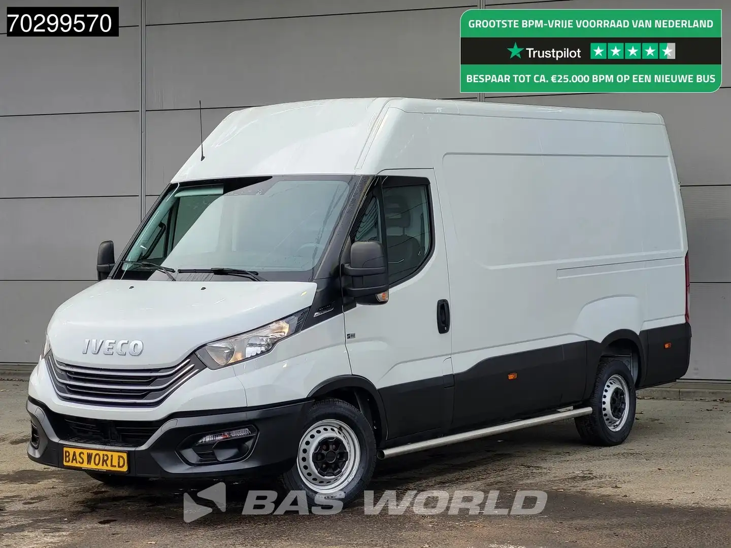 Iveco Daily 35S14 Automaat L2H2 3,5t Trekhaak Airco Cruise Eur Blanc - 1